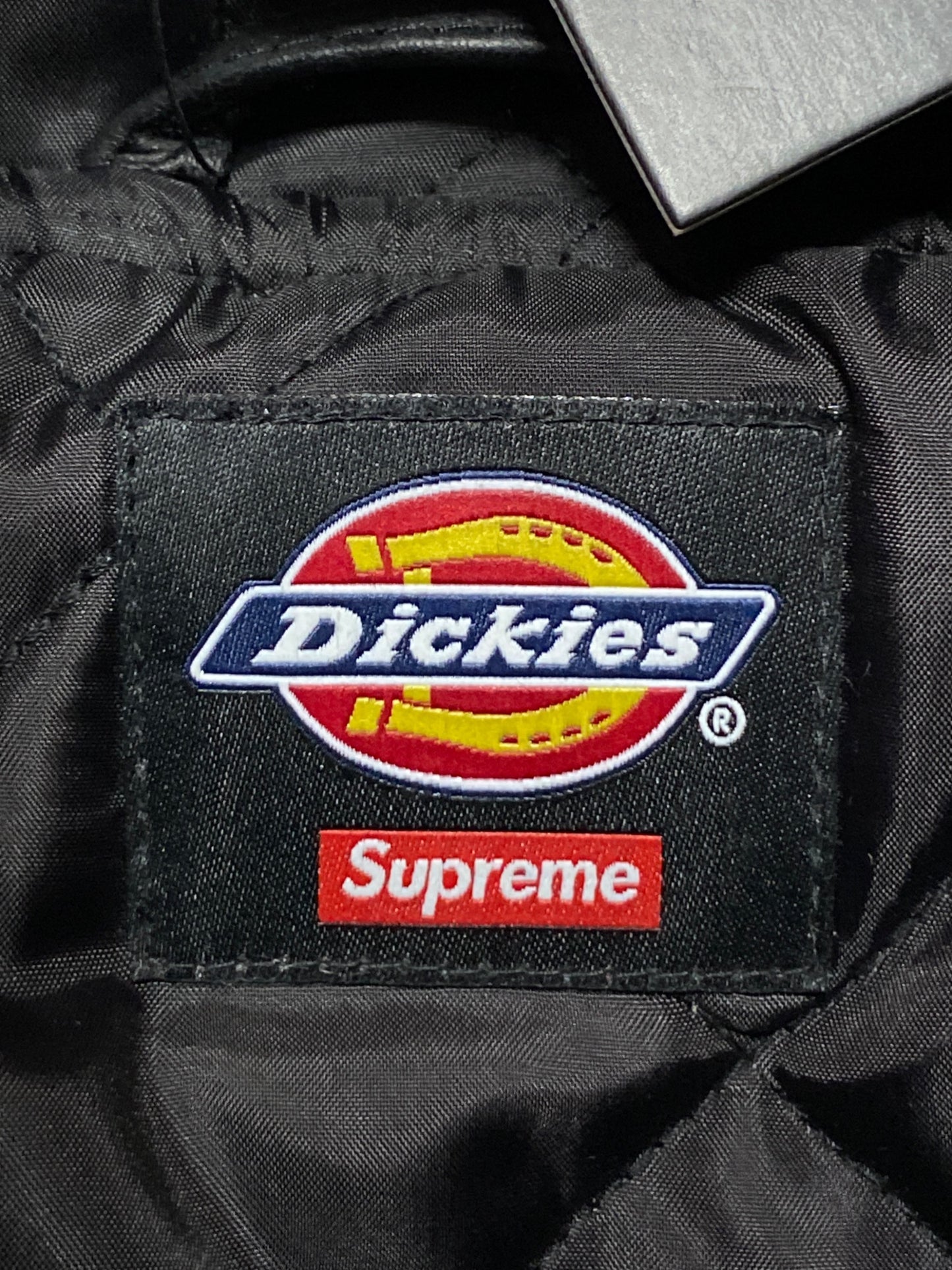 [Pre-owned] SUPREME Hooded Leather Work Jacket