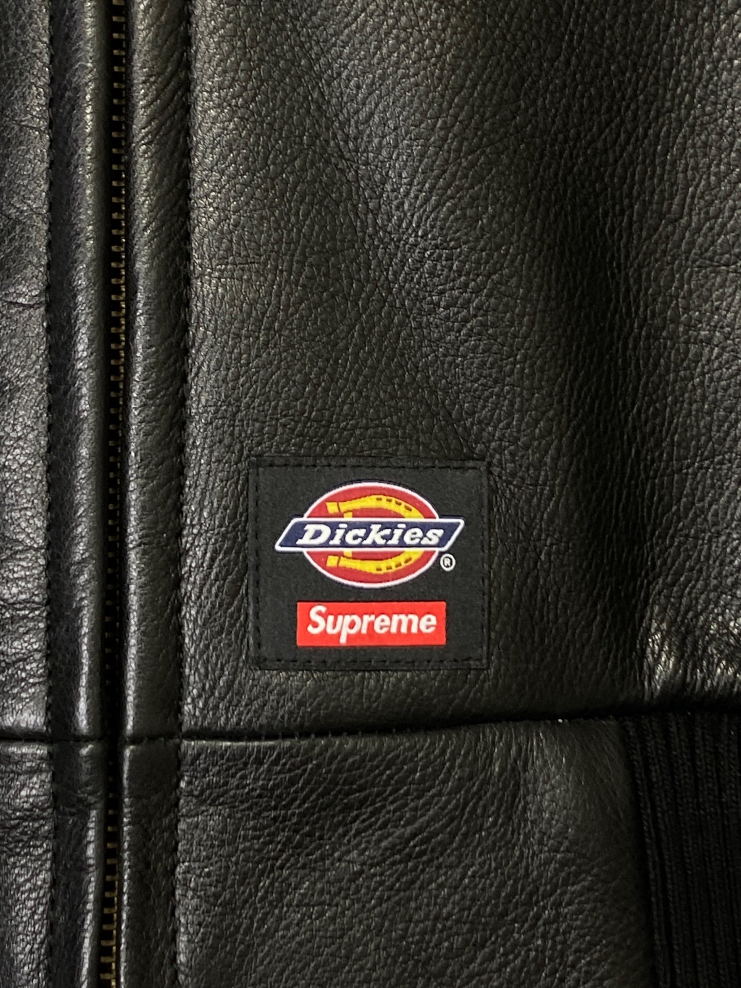 [Pre-owned] SUPREME Hooded Leather Work Jacket