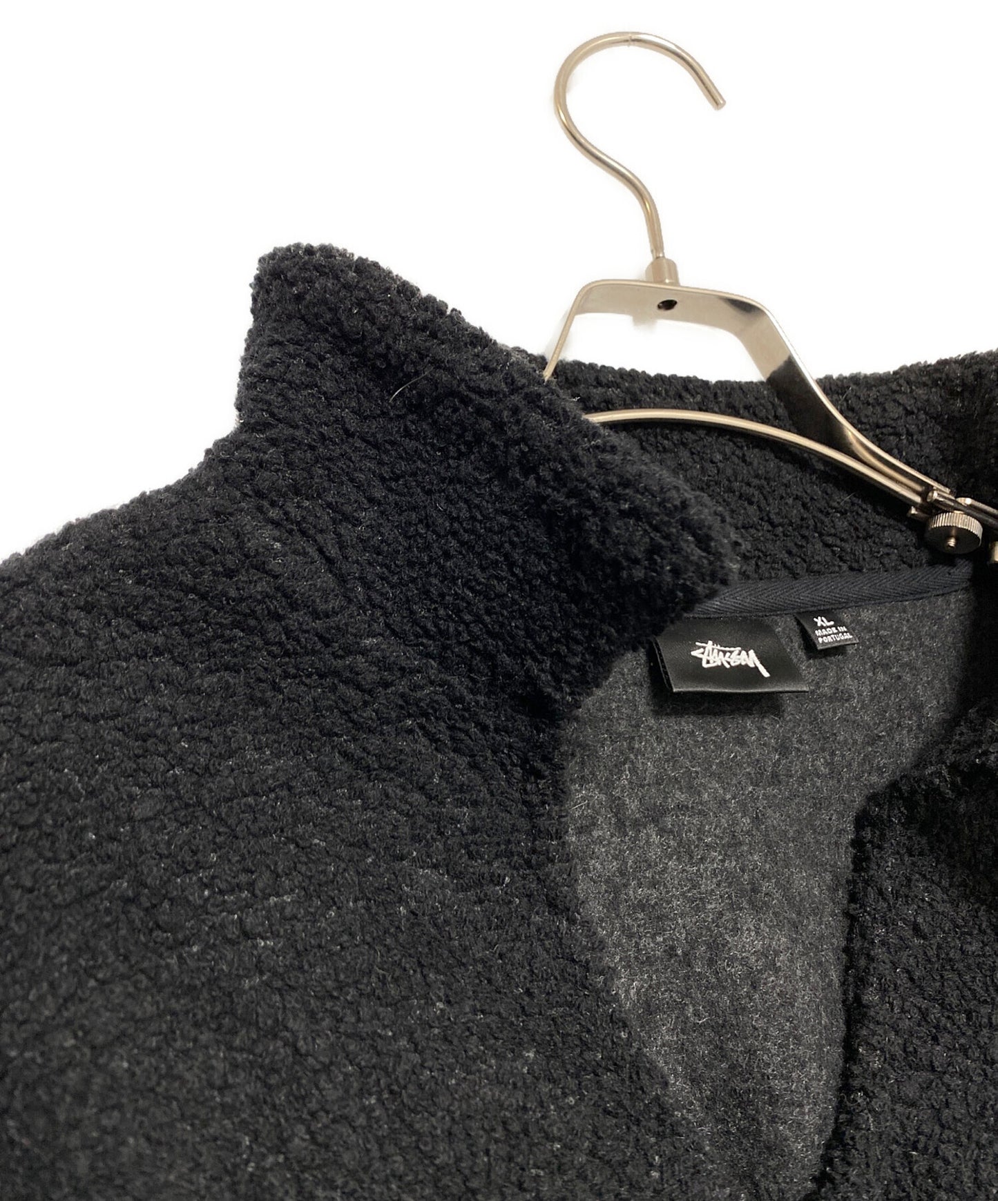 [Pre-owned] stussy WOOL BLEND SHERPA PULLOVER 118566