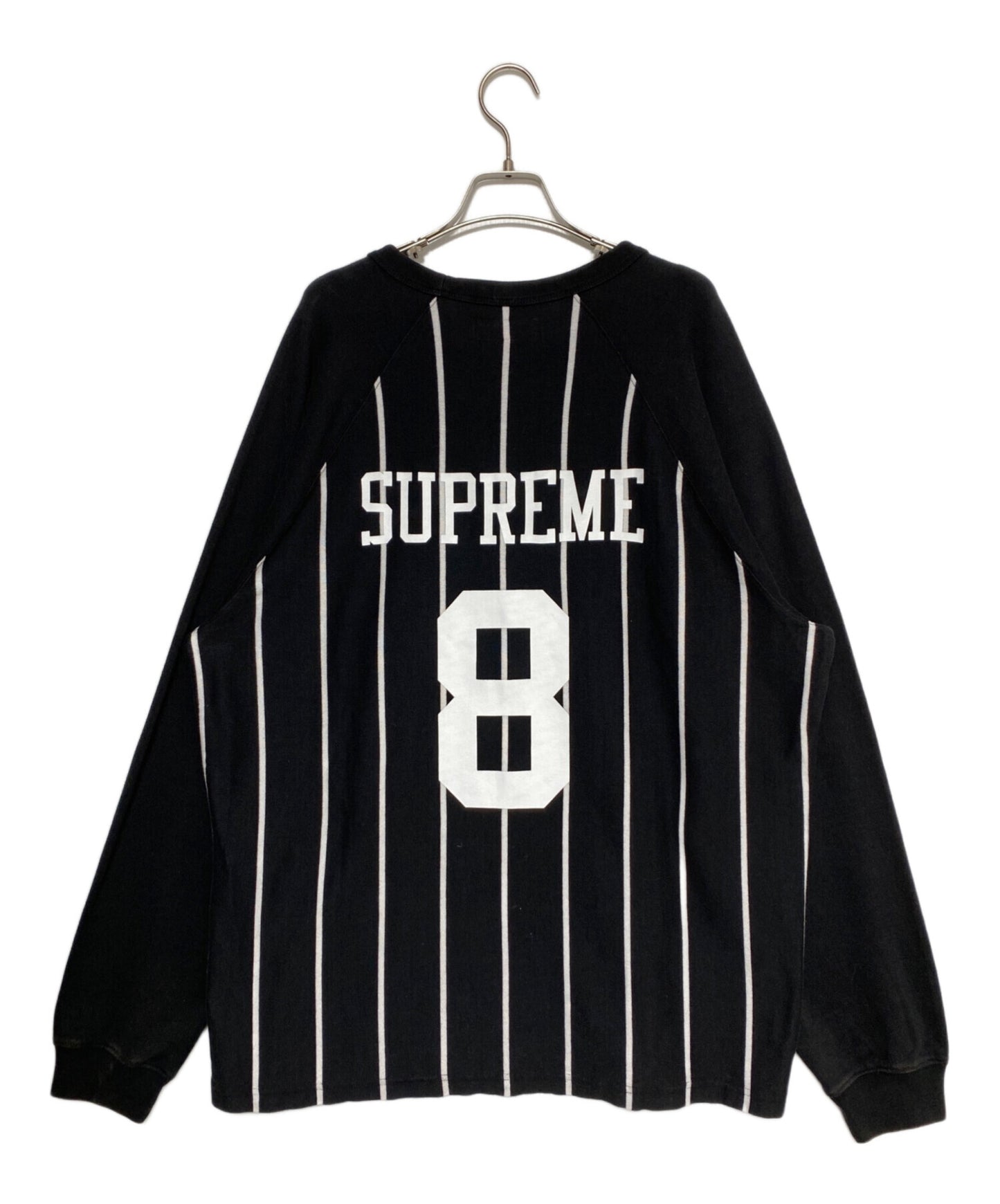 [Pre-owned] SUPREME Stripe Raglan L/S ( Stripe Raglan Long Sleeve )