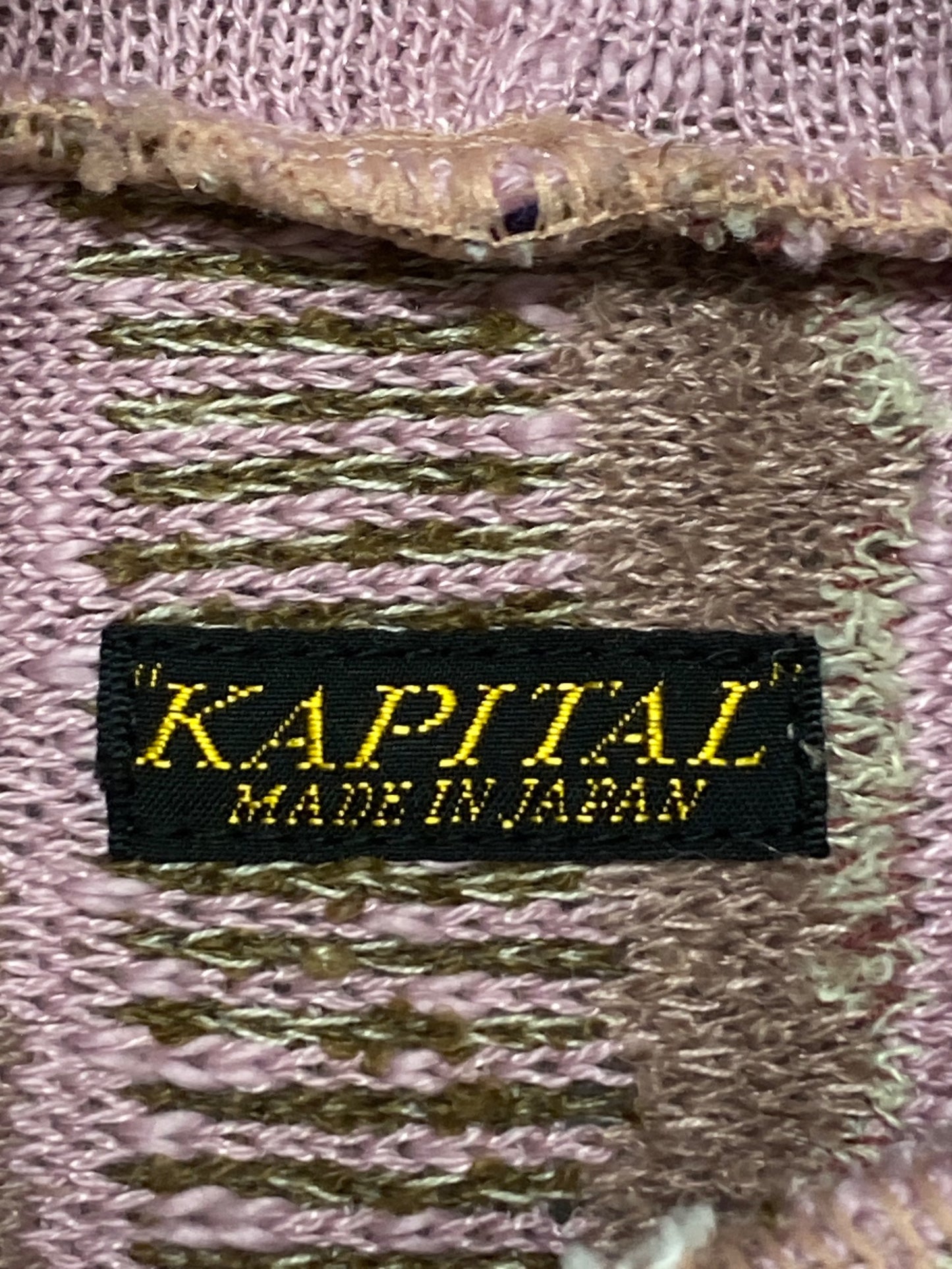 [Pre-owned] KAPITAL 7G Knit GAUDY K2409KN050