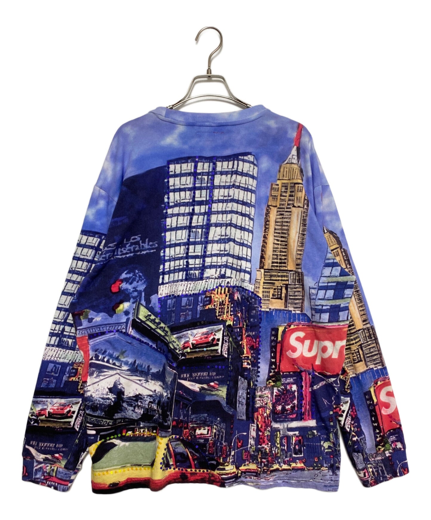 [Pre-owned] SUPREME Skyline Sequin L/S ( Skyline Square Long Sleeve )