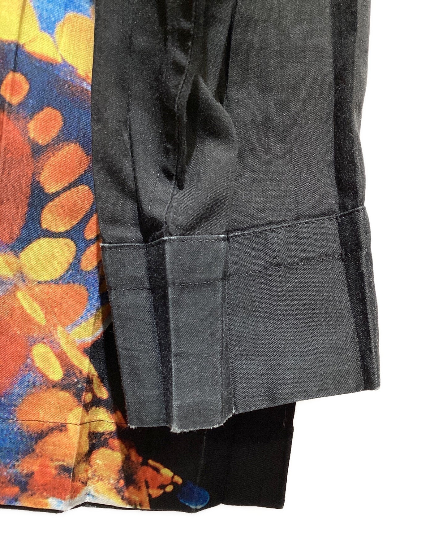 [Pre-owned] ISSEY MIYAKE MEN Pleated printed shirt ME51FJ184