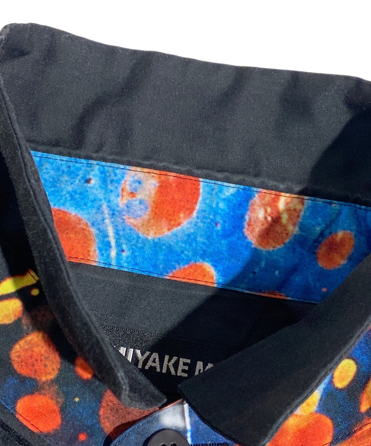 [Pre-owned] ISSEY MIYAKE MEN Pleated printed shirt ME51FJ184