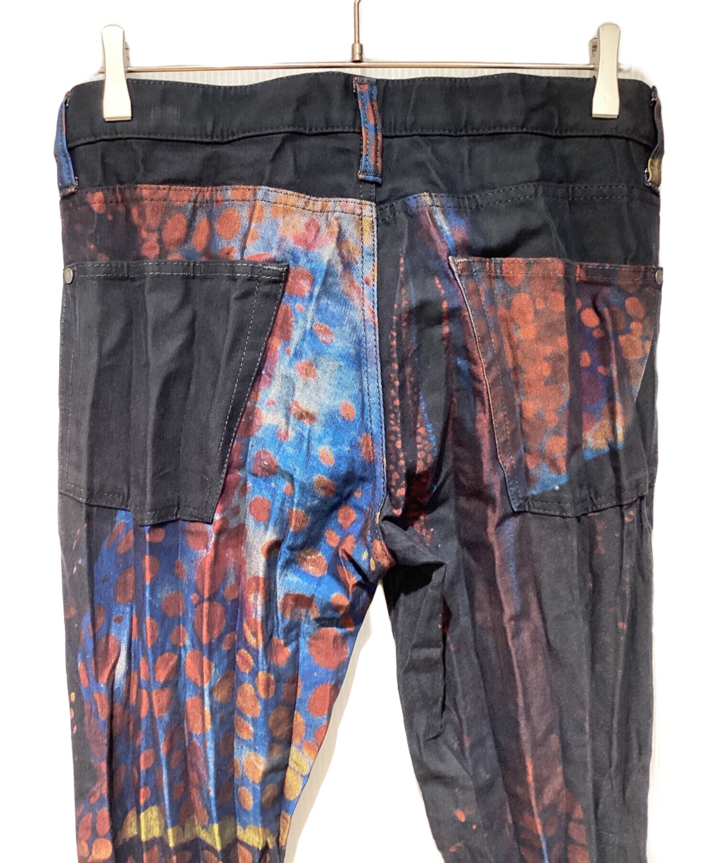 [Pre-owned] ISSEY MIYAKE MEN 15SS Transcribed denim pleated pants ME51FF182