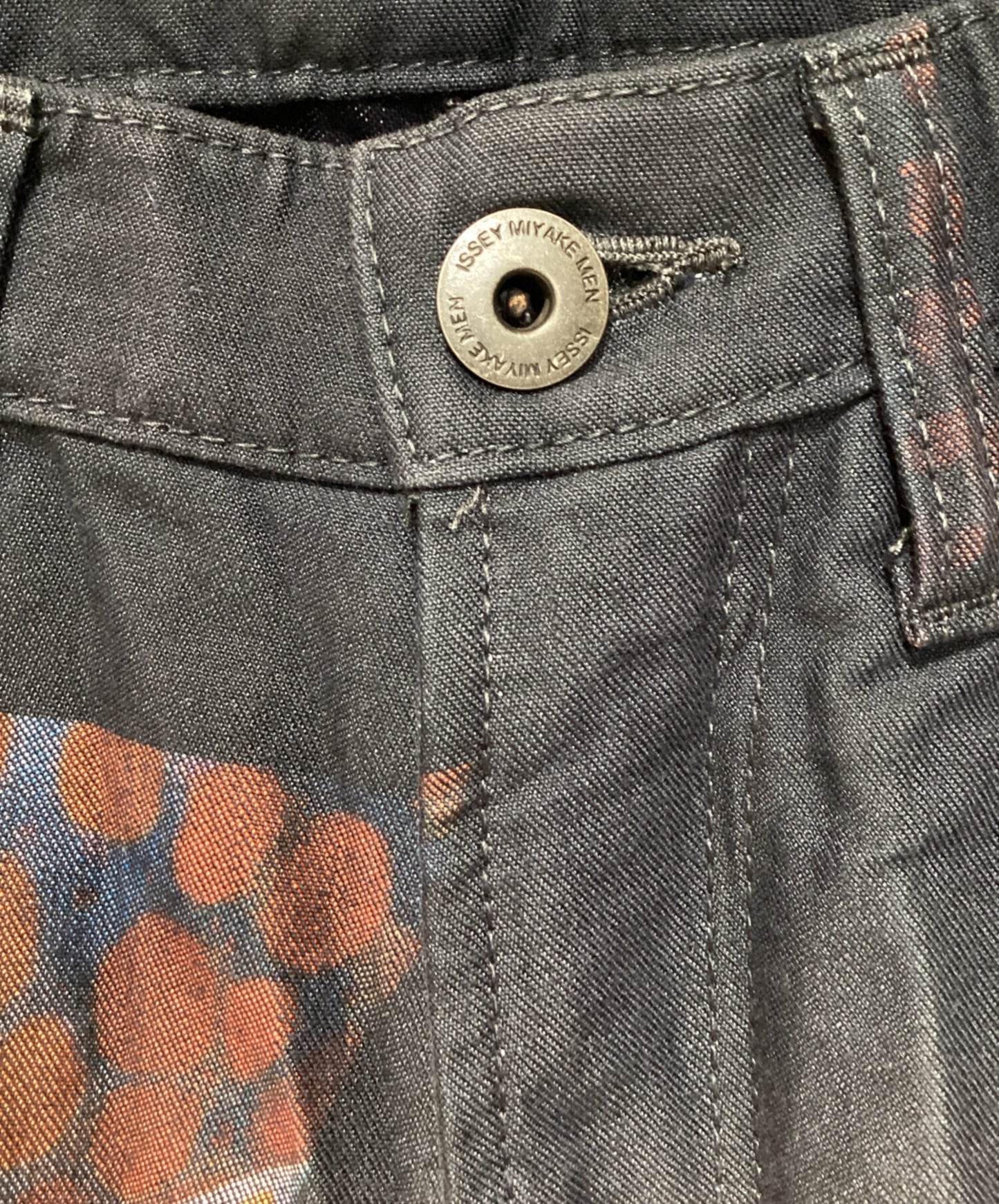 [Pre-owned] ISSEY MIYAKE MEN 15SS Transcribed denim pleated pants ME51FF182