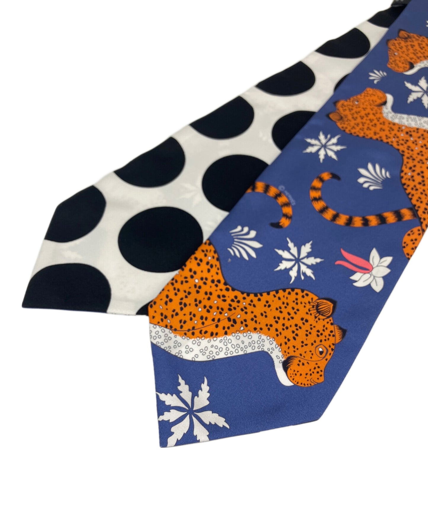 [Pre-owned] HERMES Maxi Twillie / Les Leopards Twill Up / Twill Up Leopard / Scarf / Accessories / Silk Scarf