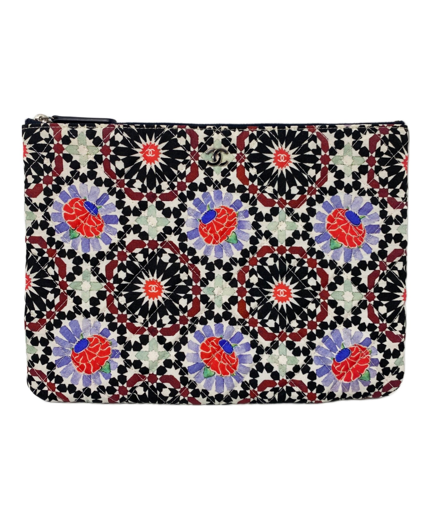 [Pre-owned] CHANEL Quilted clutch bag A82074