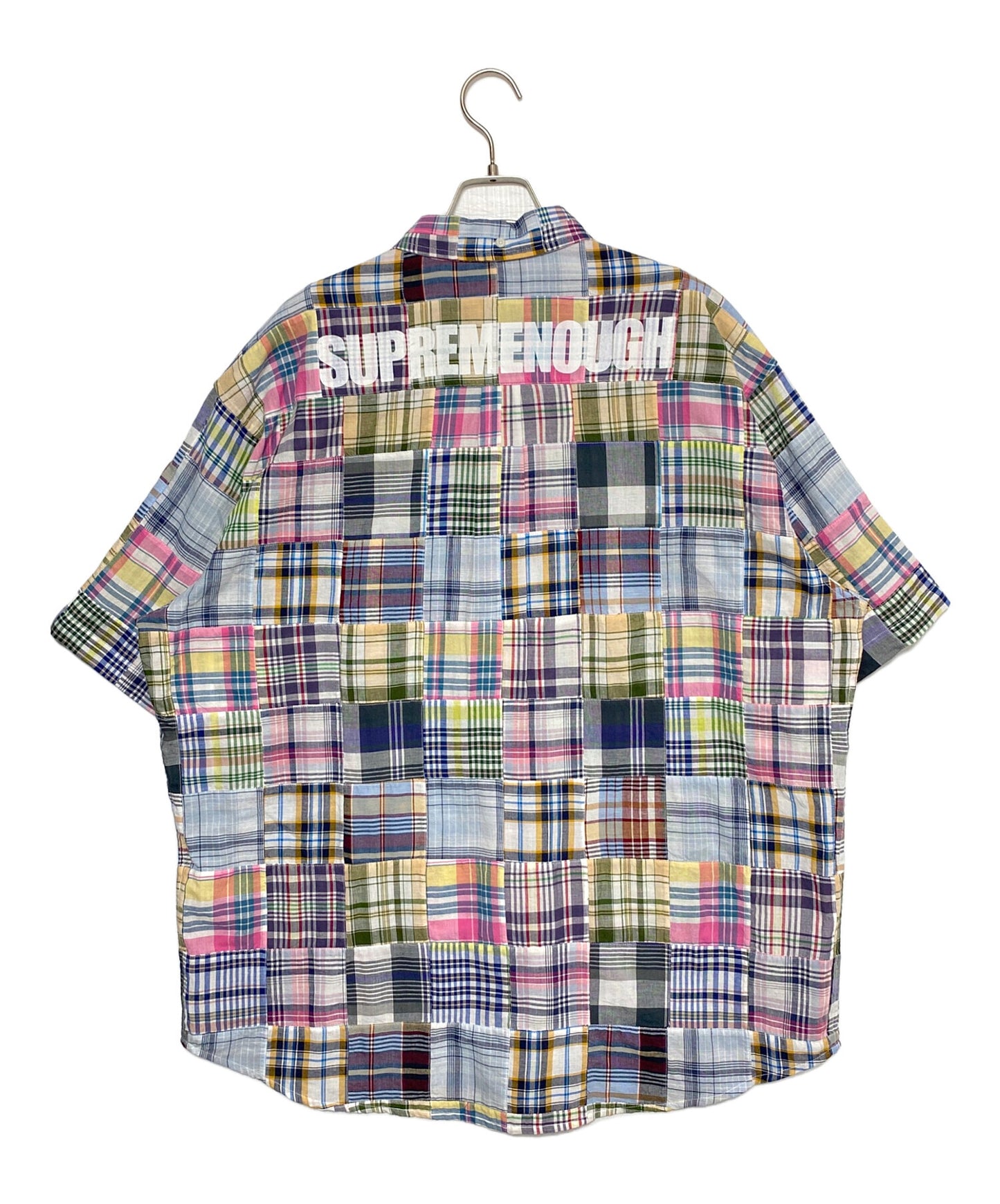 [Pre-owned] SUPREME Patchwork S/S Shirt ( Patchwork Short Sleeve Shirt )