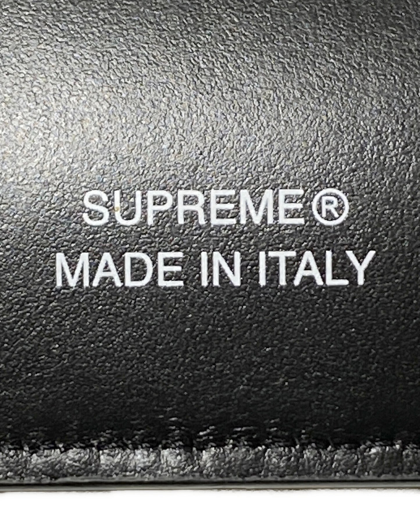 [Pre-owned] SUPREME Leather Money Bag