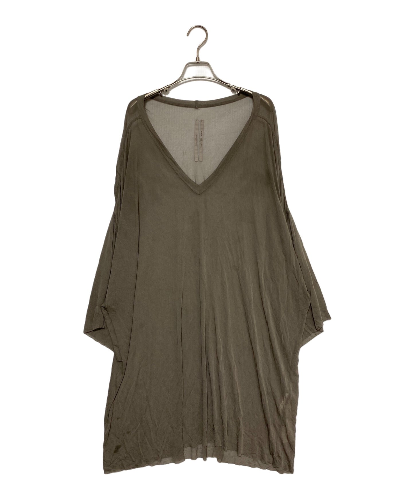 [Pre-owned] RICK OWENS Oversized see-through cut and sewn RR01E5279-JCR