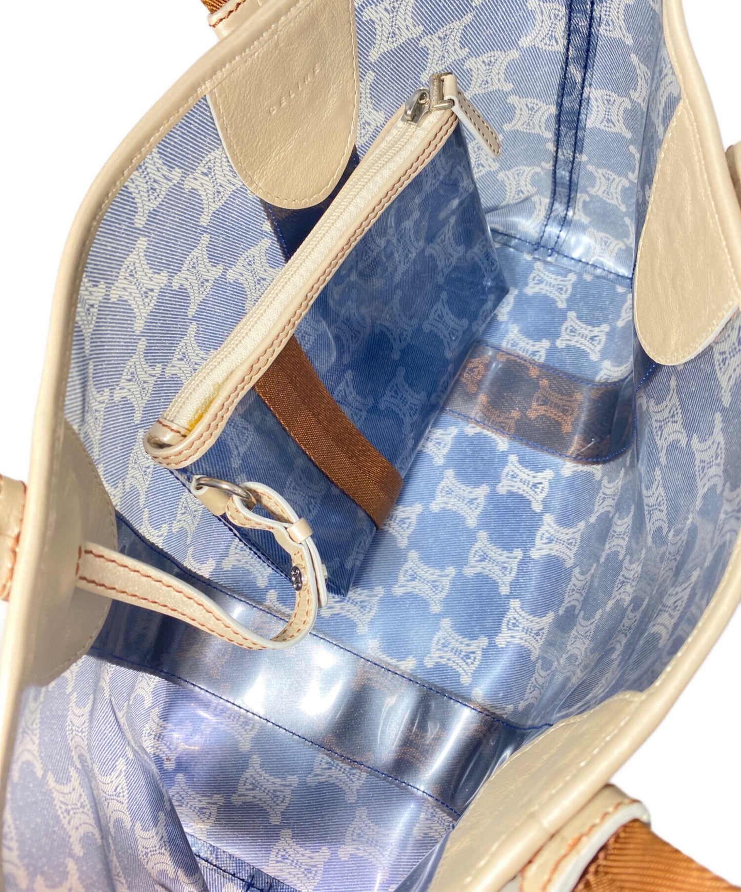 [Pre-owned] CELINE Macadam Vinyl Tote Bag