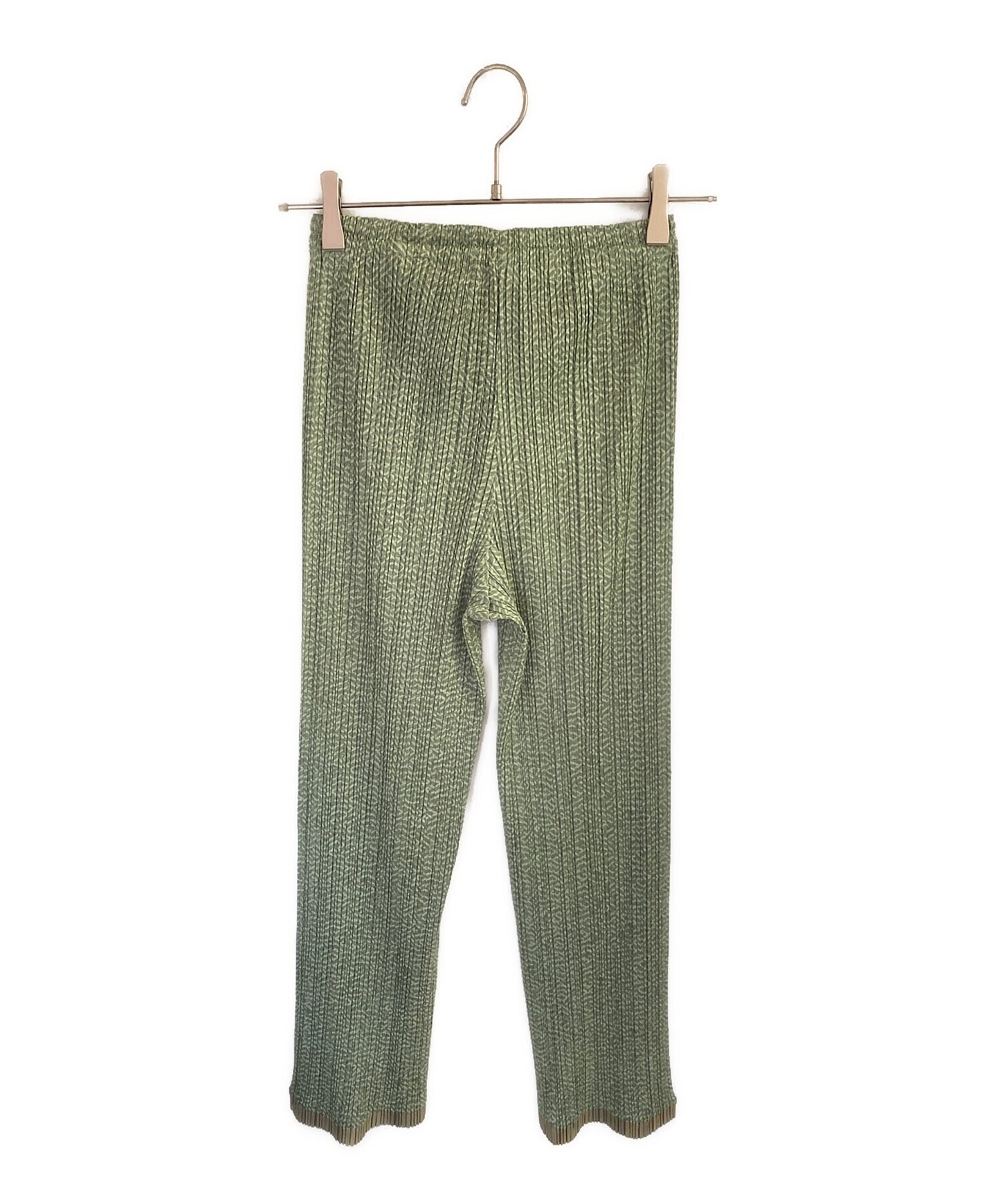 [Pre-owned] PLEATS PLEASE pleated pants with a full pattern PP82-JF443