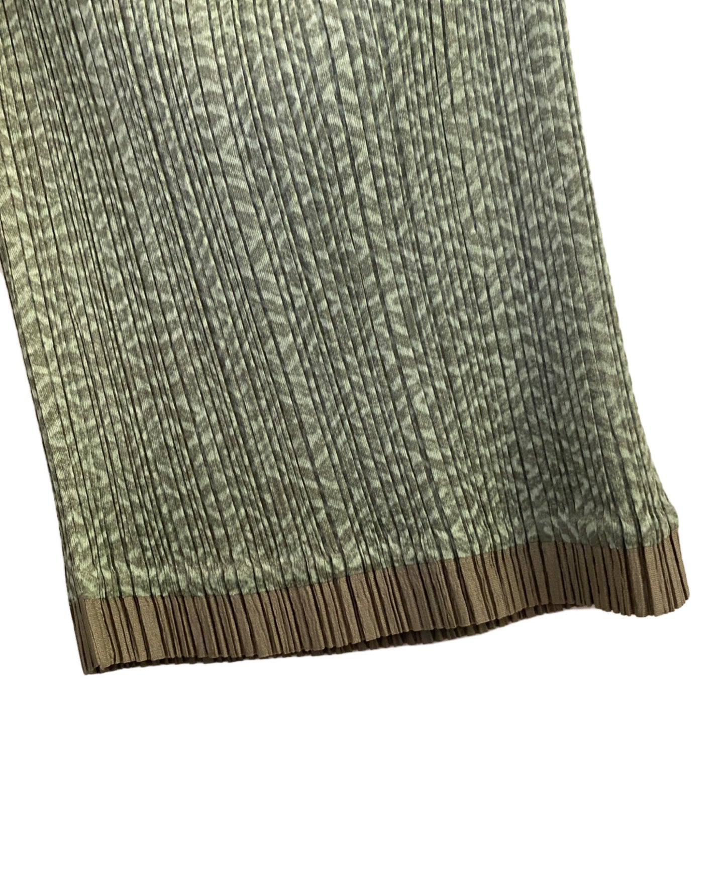 [Pre-owned] PLEATS PLEASE pleated pants with a full pattern PP82-JF443