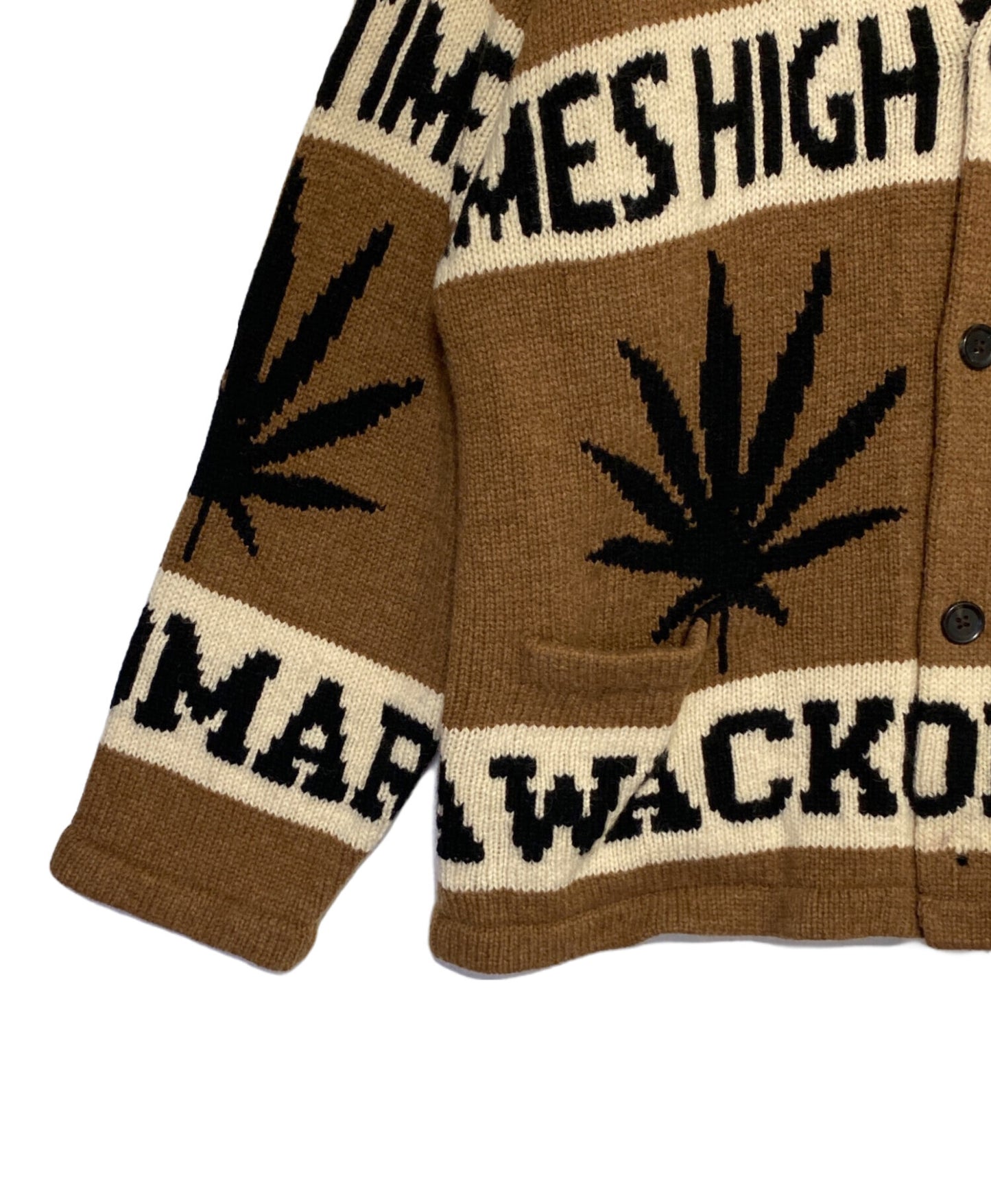 [Pre-owned] WACKO MARIA COWICHAN SWEATER