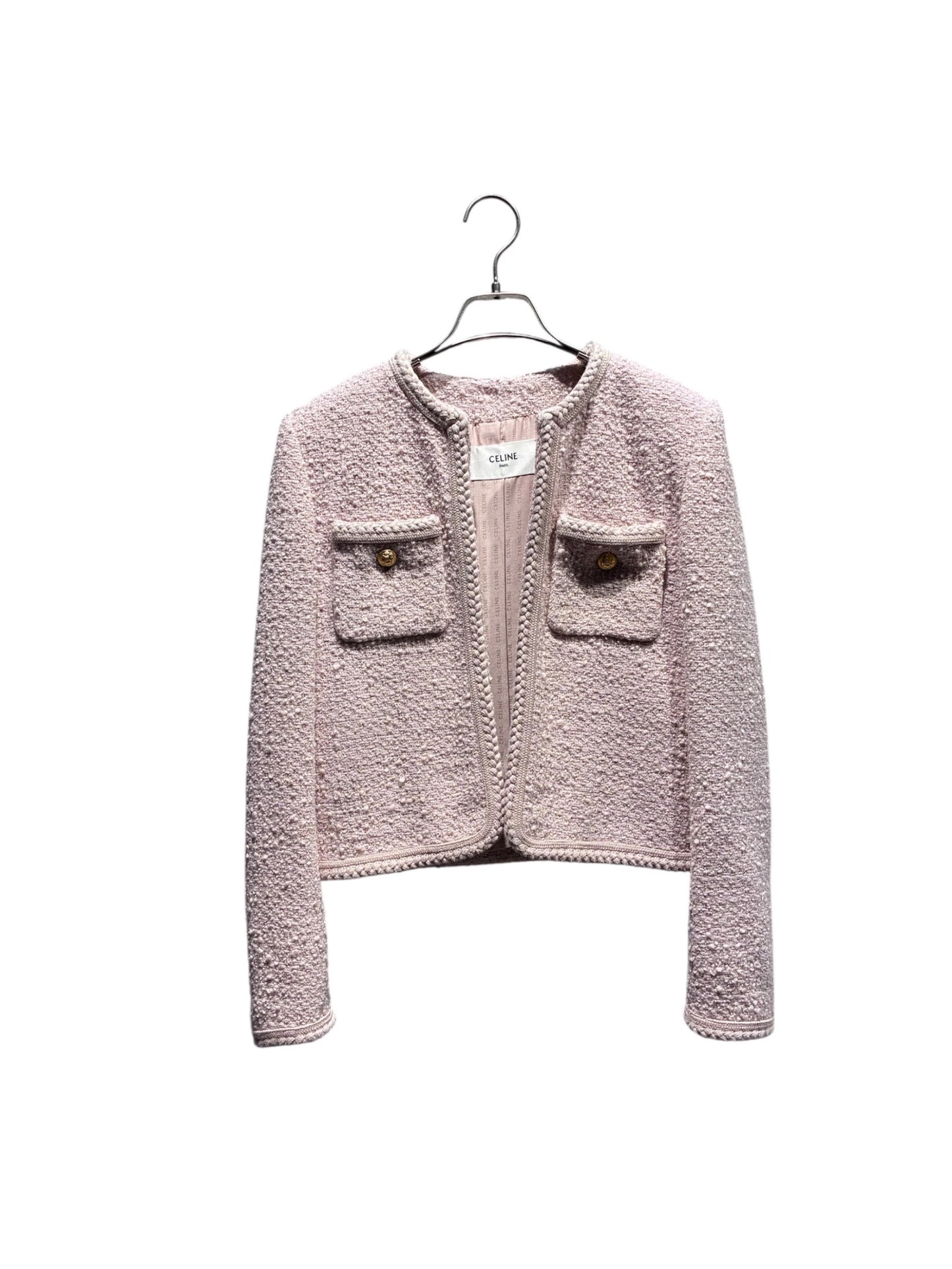 [Pre-owned] CELINE Tweed Jacket / Jacket / 2V18N764L 2V18N764L