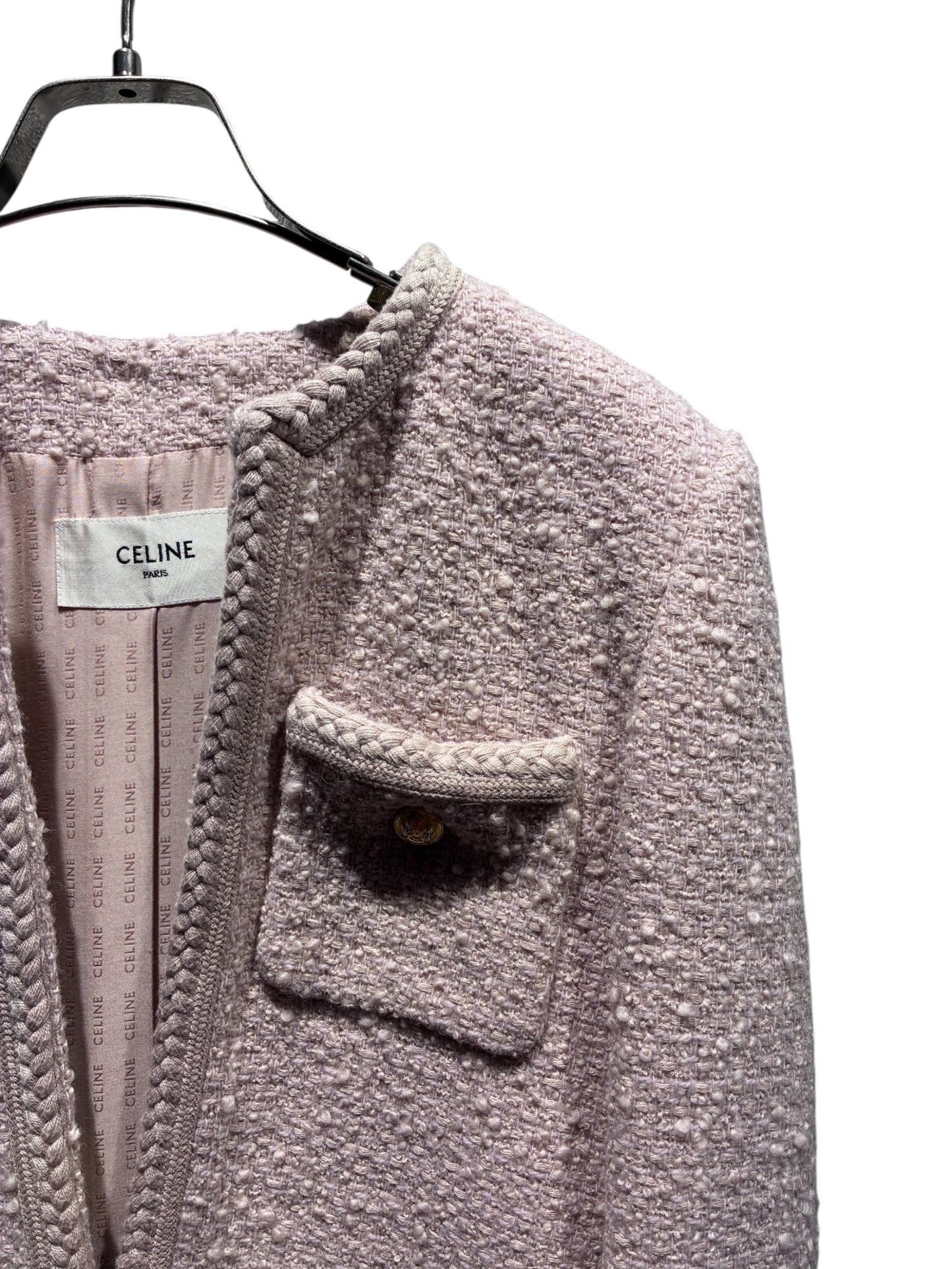 [Pre-owned] CELINE Tweed Jacket / Jacket / 2V18N764L 2V18N764L