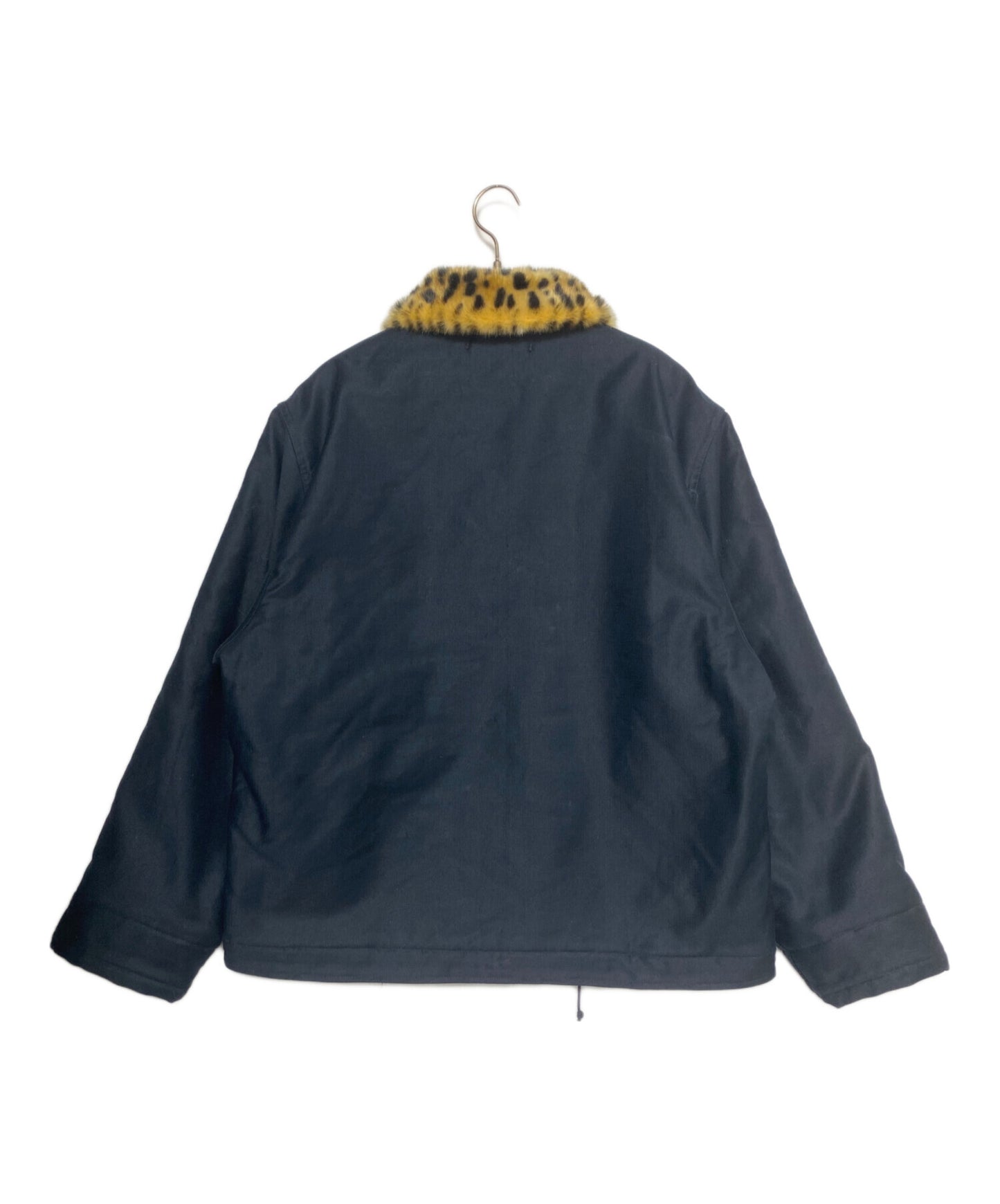 [Pre-owned] WACKO MARIA LEOPARDFAUXFURN-1DECK JACKET (leopard fur N-1 deck jacket)