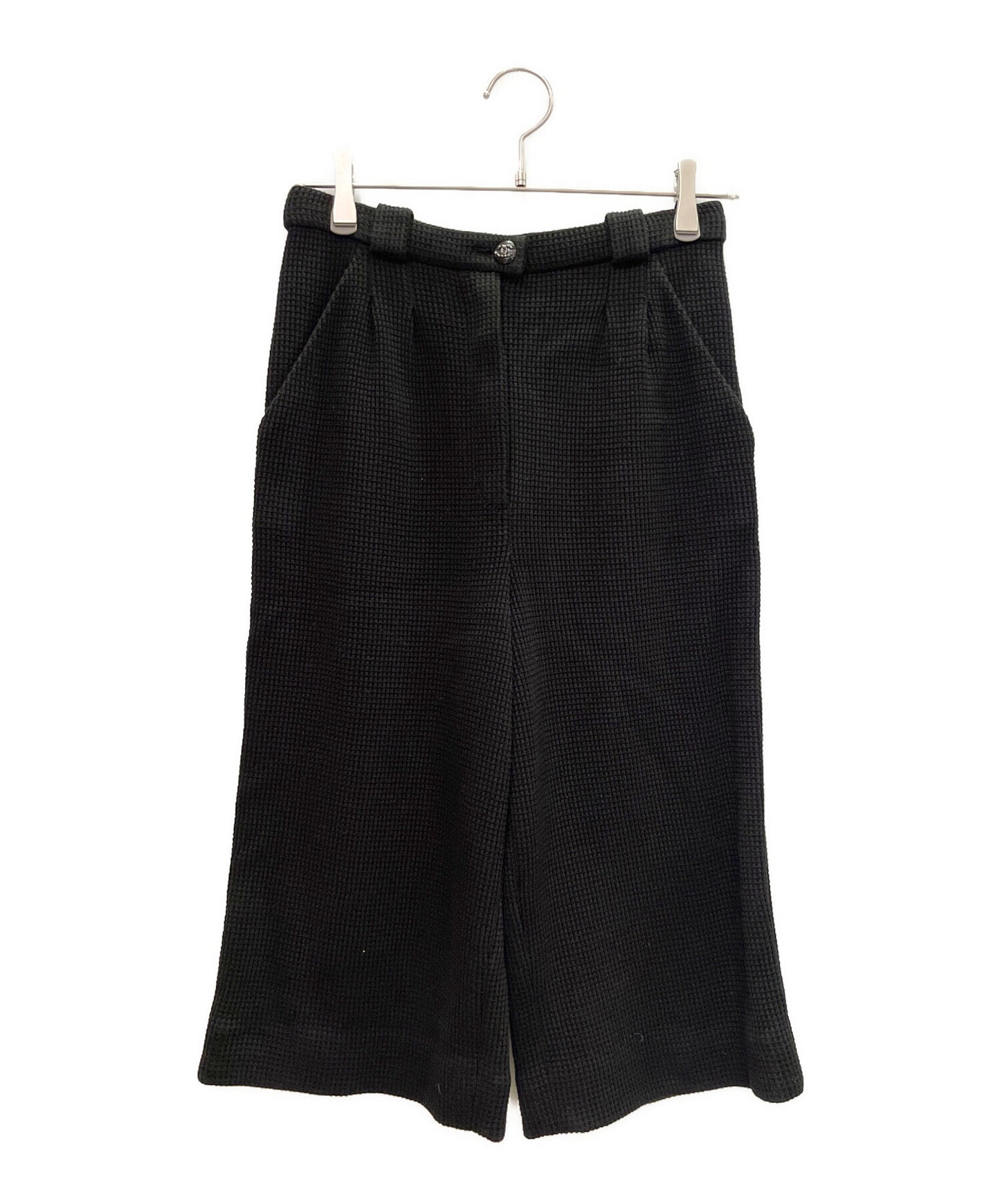 [Pre-owned] CHANEL Three-Quarter-Length Wide-Leg Pants / Bottoms / Wide-Leg Pants P70030V60820