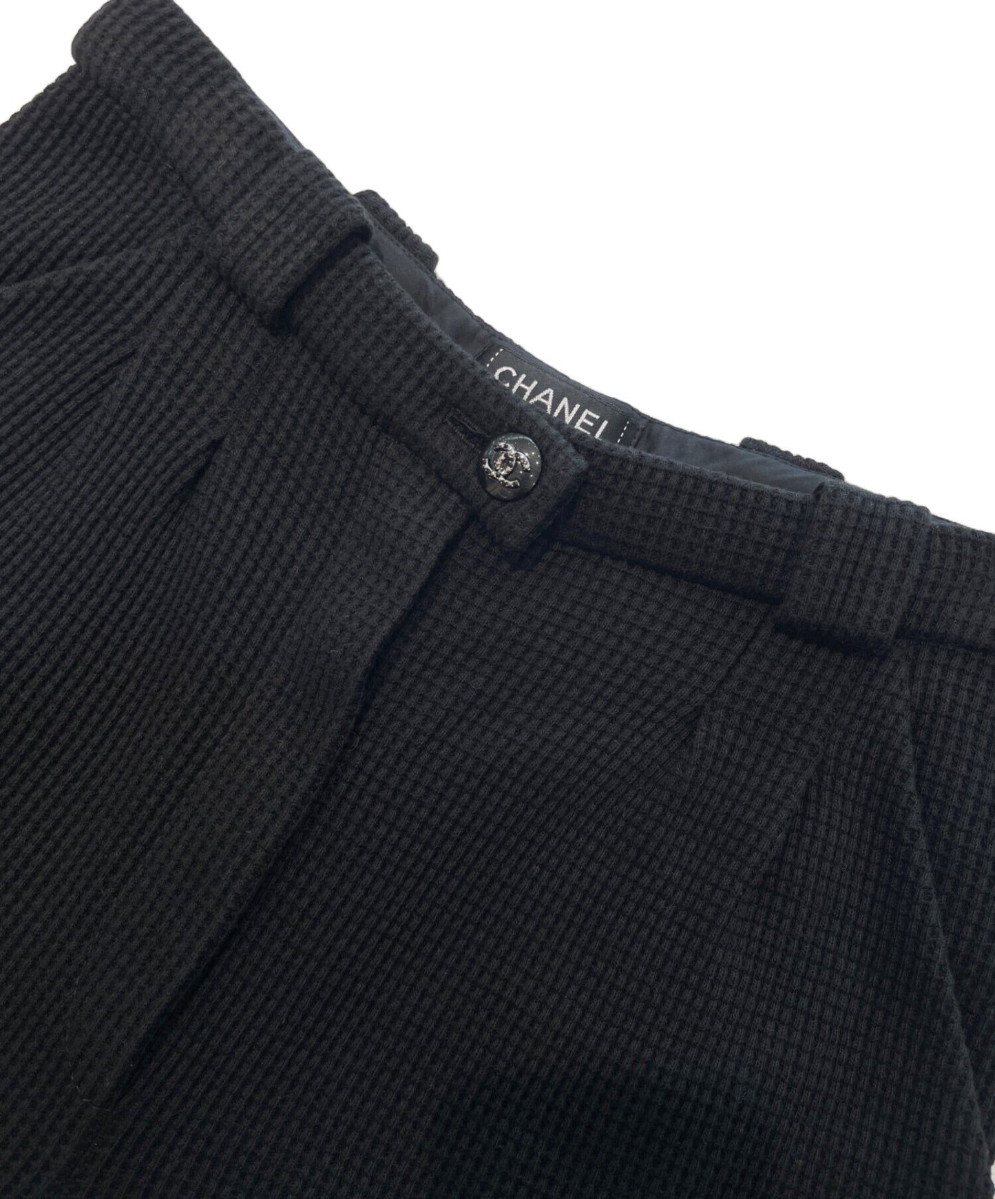 [Pre-owned] CHANEL Three-Quarter-Length Wide-Leg Pants / Bottoms / Wide-Leg Pants P70030V60820