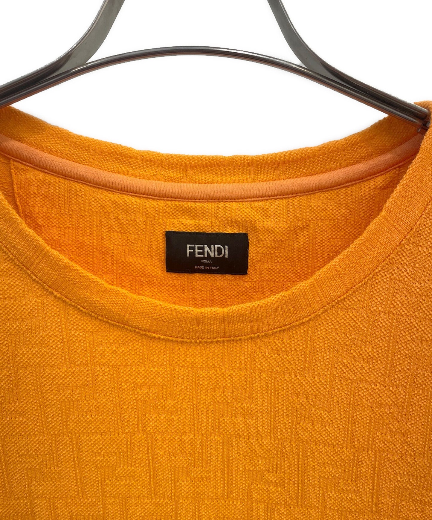 [Pre-owned] FENDI Zucca T-Shirt/Crew Neck T-Shirt FY0936 AN1T