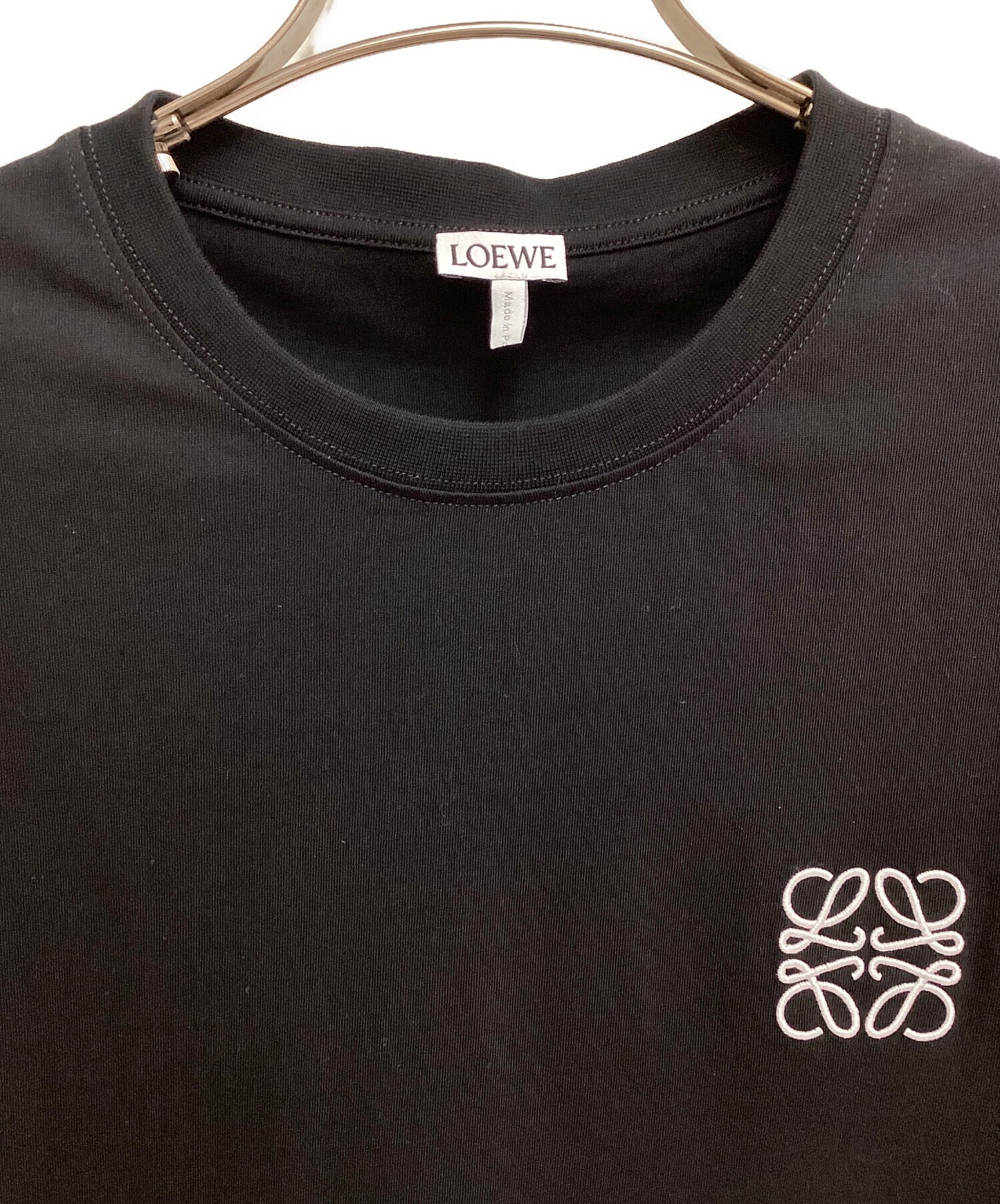 [Pre-owned] LOEWE Regular fit anagram T-shirt 1727170/h526y22x75