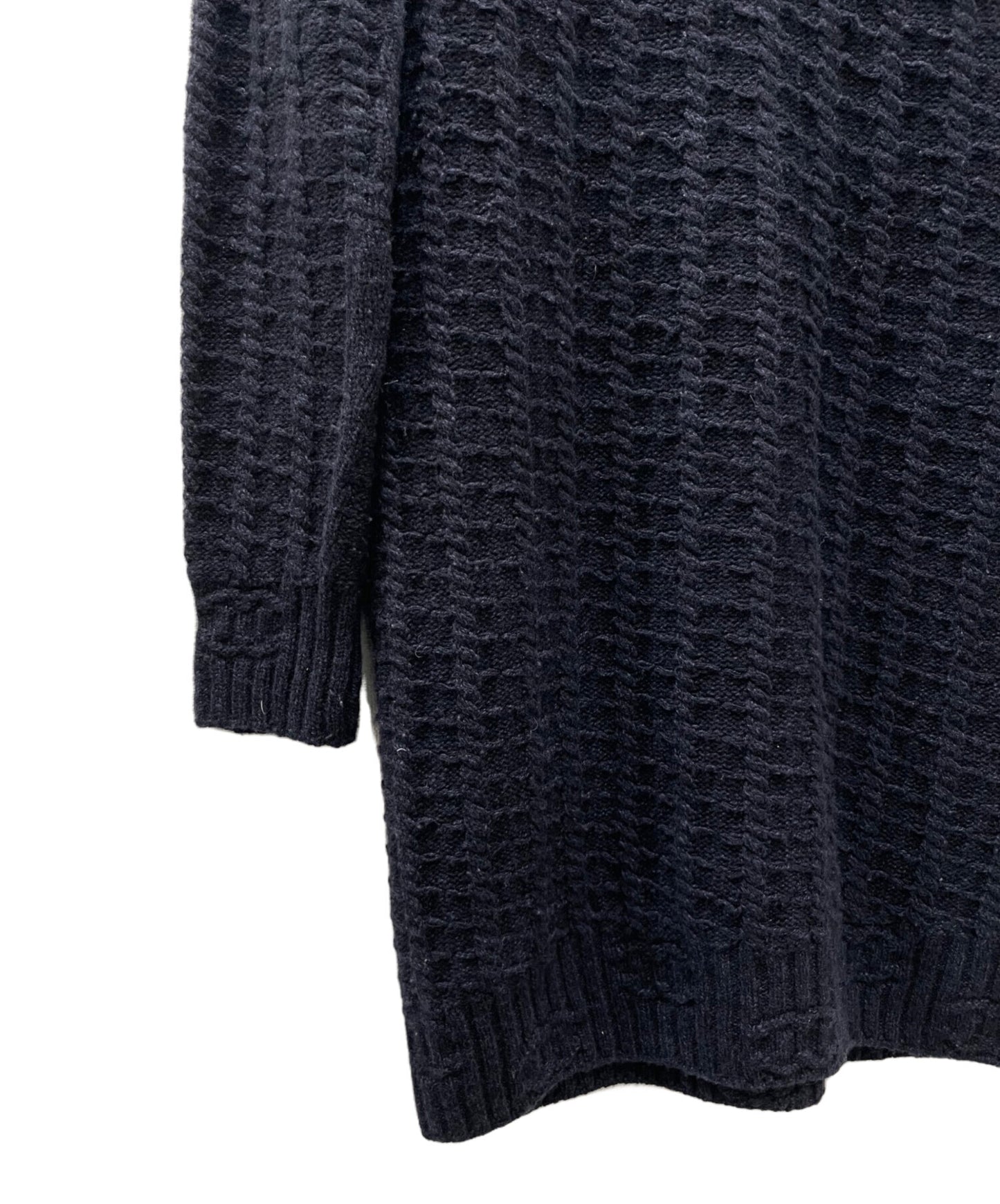 [Pre-owned] CHANEL Coco button cashmere blend dress/long sleeve dress P75622K10839 circa 2023