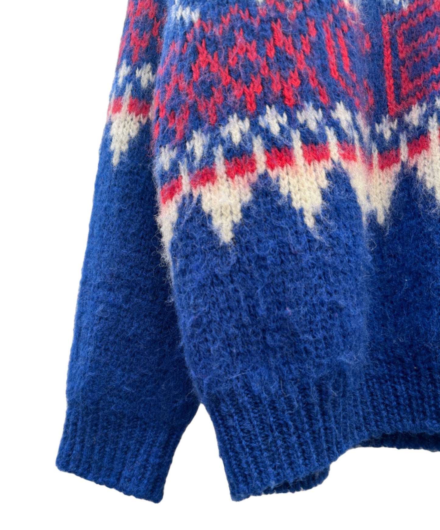 [Pre-owned] CELINE Fair Isle Boxy Logo Knit/Long Sleeve Knit 2AA80628S