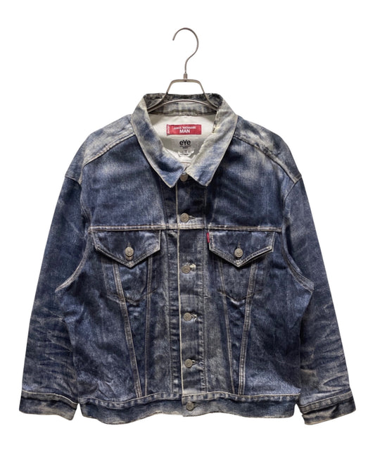 [Pre-owned] eYe COMME des GARCONS JUNYAWATANABE MAN Cotton twill ink jet printed denim jacket WO-J911