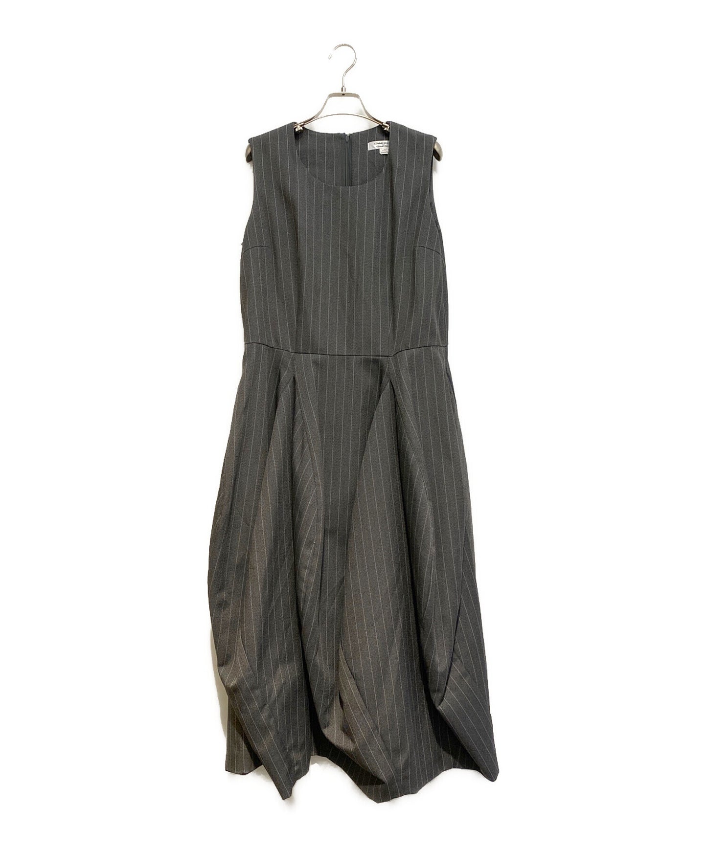 [Pre-owned] COMME des GARCONS COMME des GARCONS 24SS Pinstripe balloon dress RM-O003/AD2023