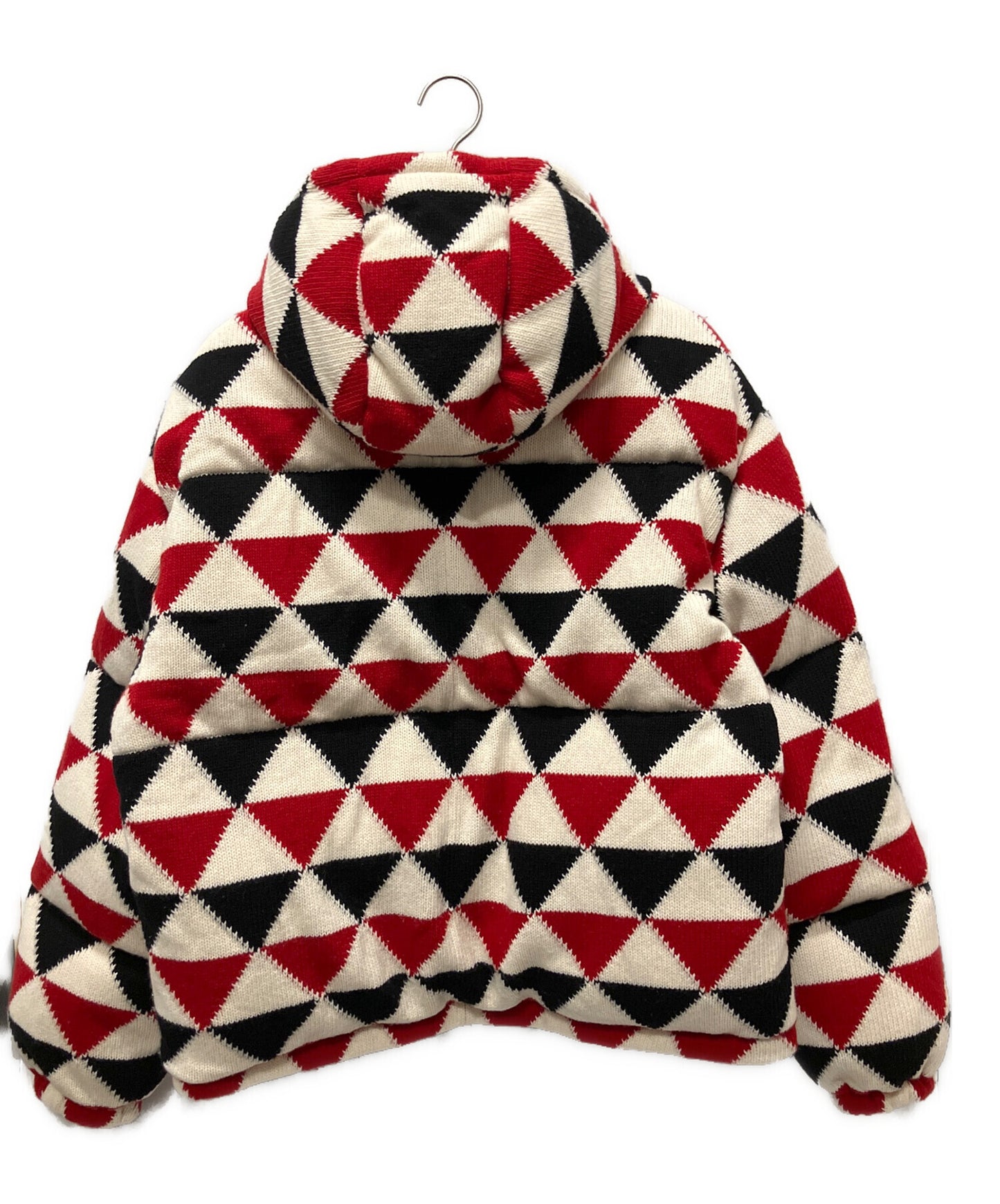 [Pre-owned] PRADA Cashmere Argyle Jacket/Knit Down Jacket SGC016