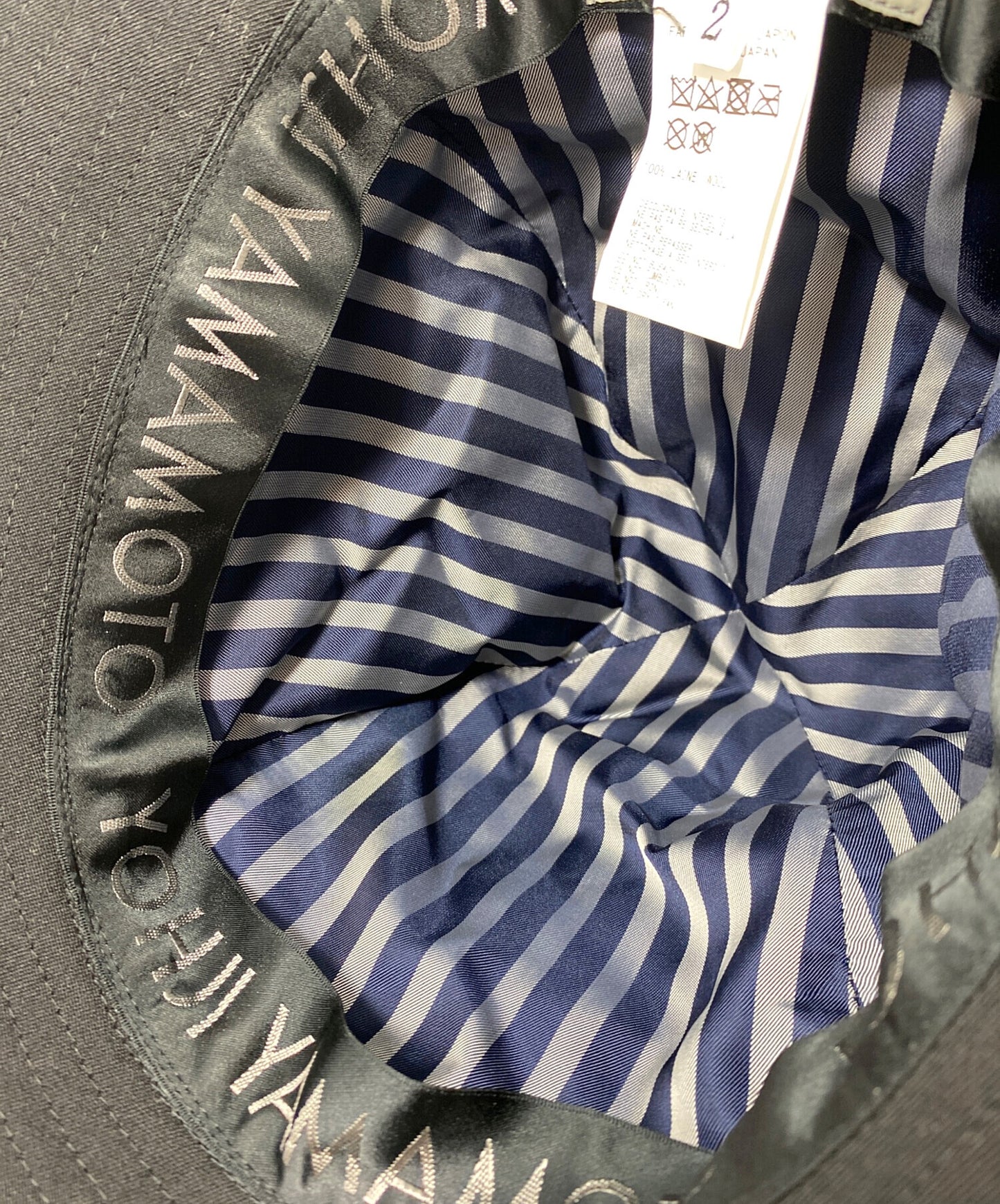 [Pre-owned] Yohji Yamamoto pour homme 20AW Wrinkled Gabardine Fedora hat HR-H09-100