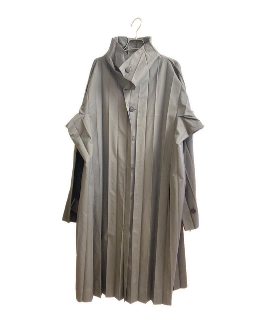 [Pre-owned] HOMME PLISSE ISSEY MIYAKE pleated coat HP61FA003