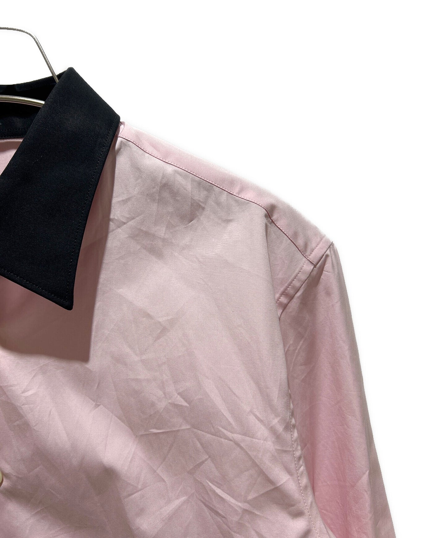 [Pre-owned] PRADA Cleric Shirt/Regular Collar Shirt/Long Sleeve Shirt/Long Sleeve Shirt UCN521 S232 14JW