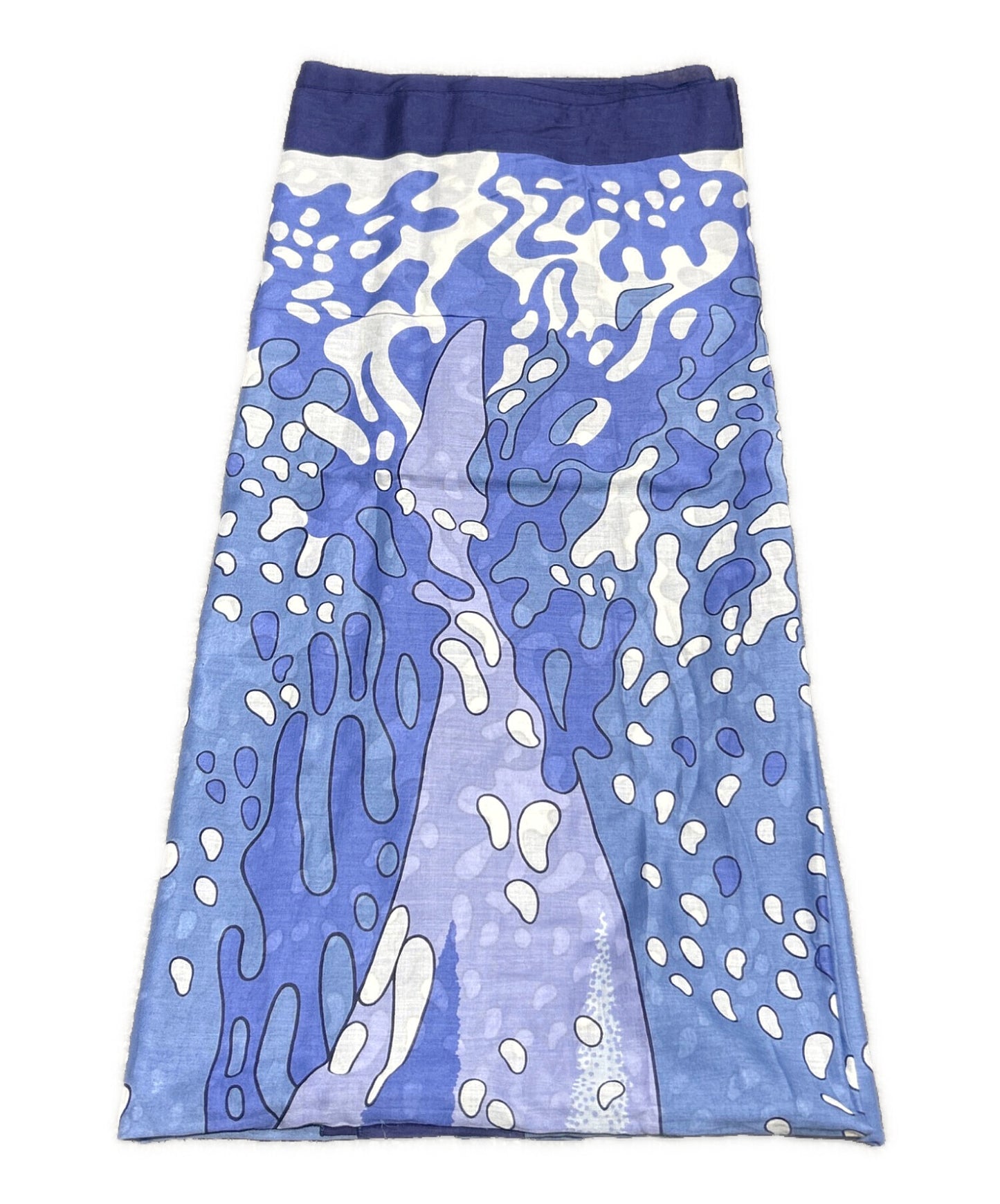 [Pre-owned] HERMES Large Scarf Dolphin Motif/Stole