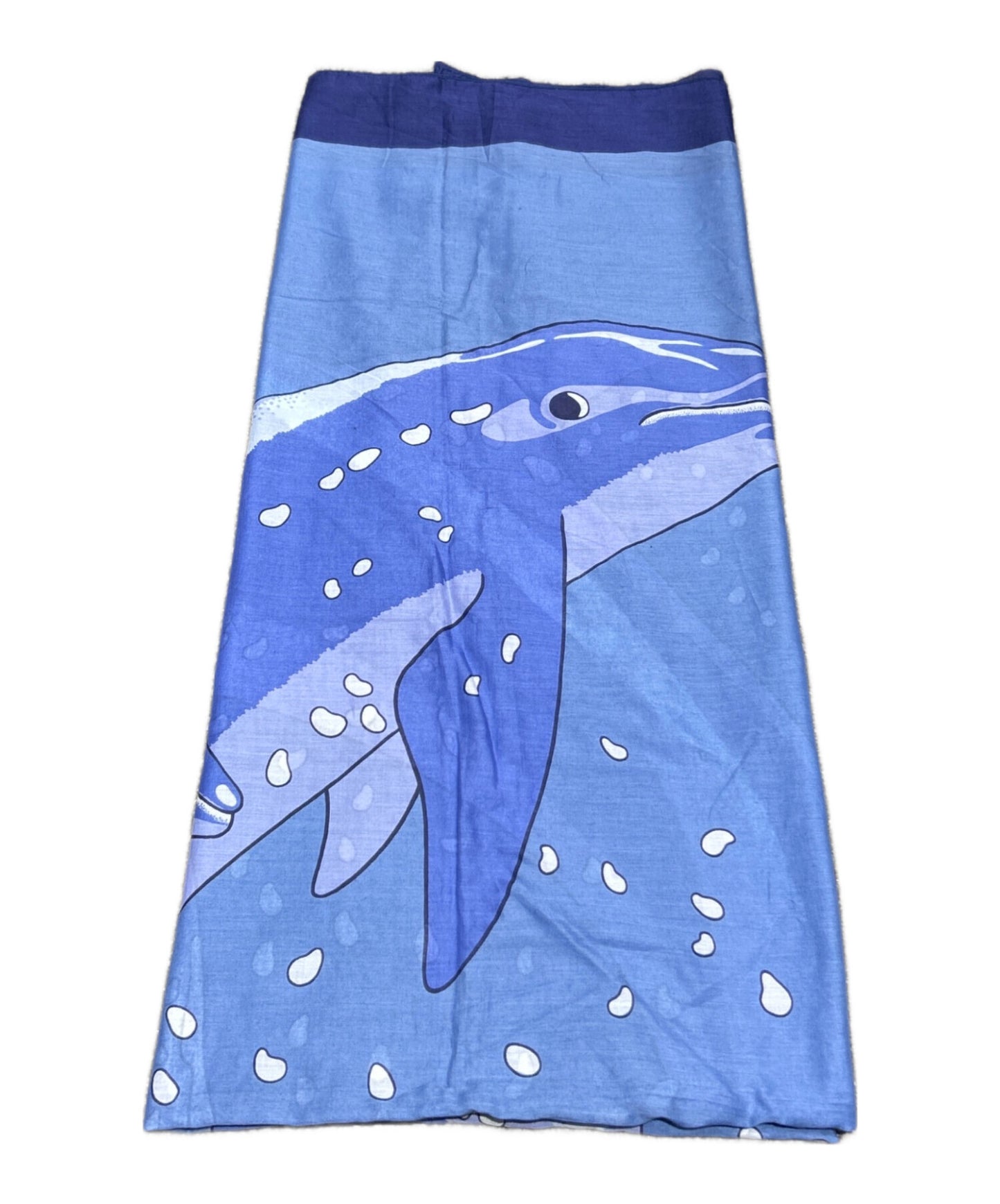 [Pre-owned] HERMES Large Scarf Dolphin Motif/Stole