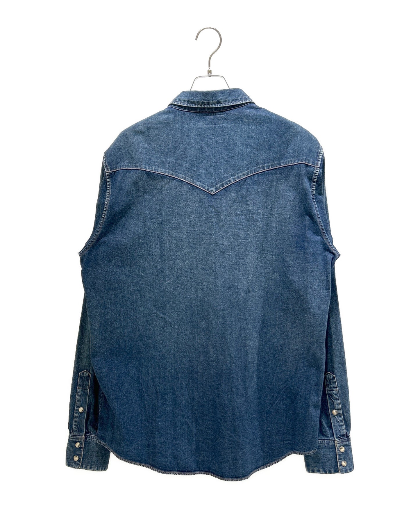 [Pre-owned] CELINE Western denim shirt 2T014133G