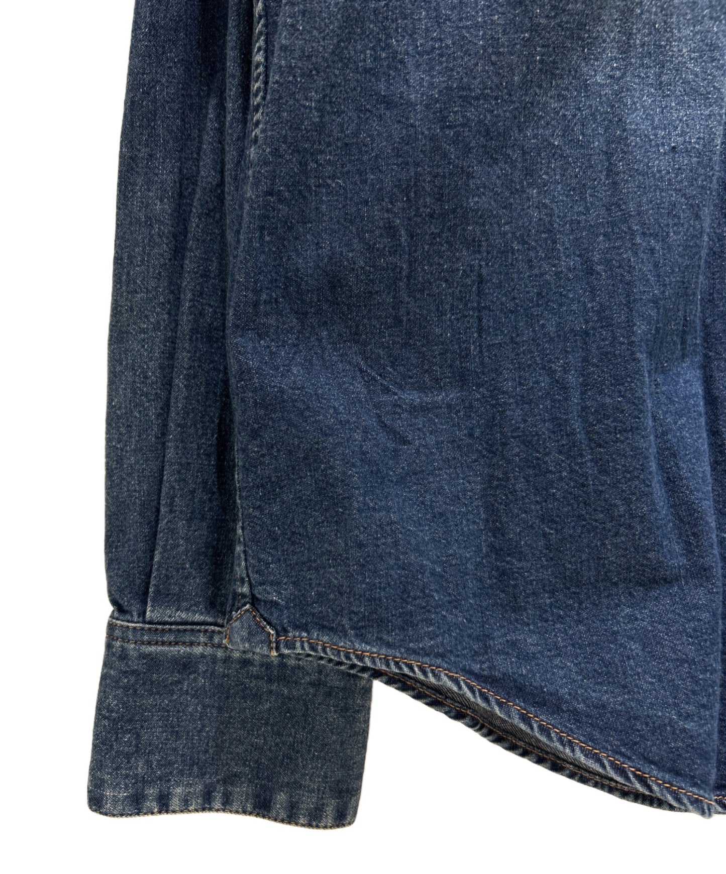 [Pre-owned] CELINE Western denim shirt 2T014133G