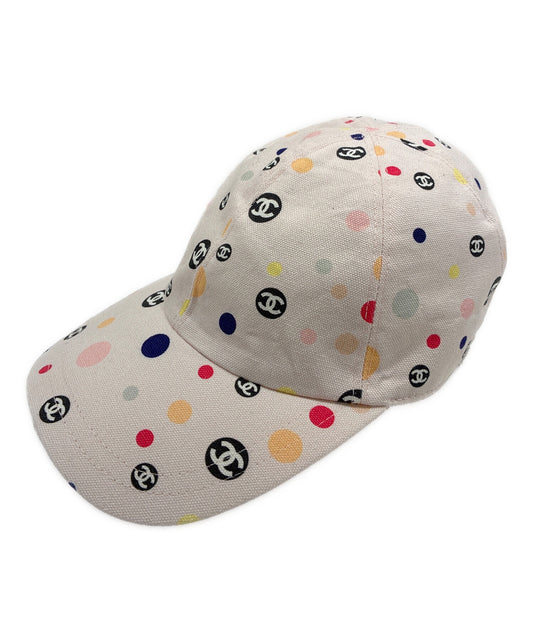 [Pre-owned] CHANEL Coco Mark Dot Cap