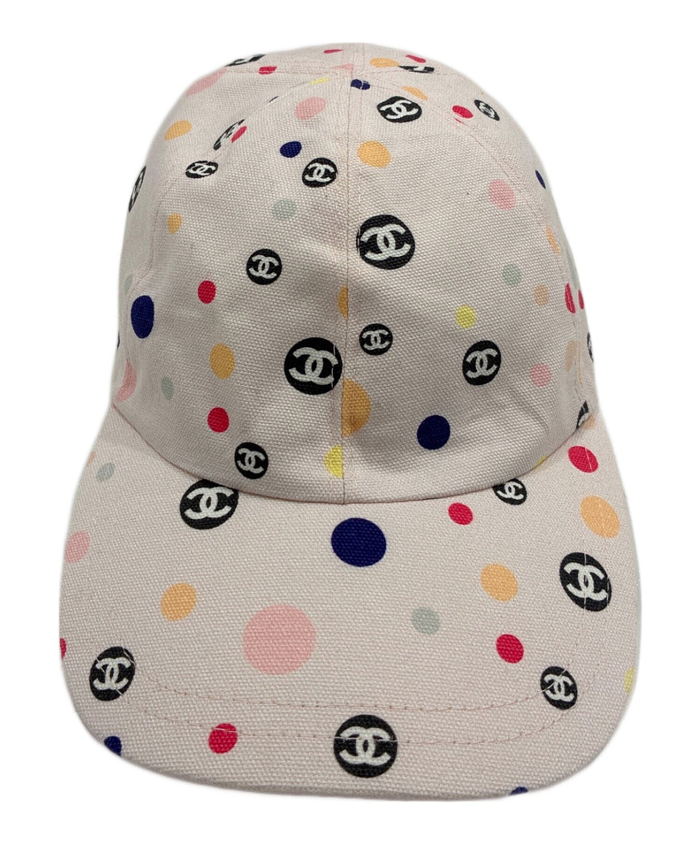 [Pre-owned] CHANEL Coco Mark Dot Cap