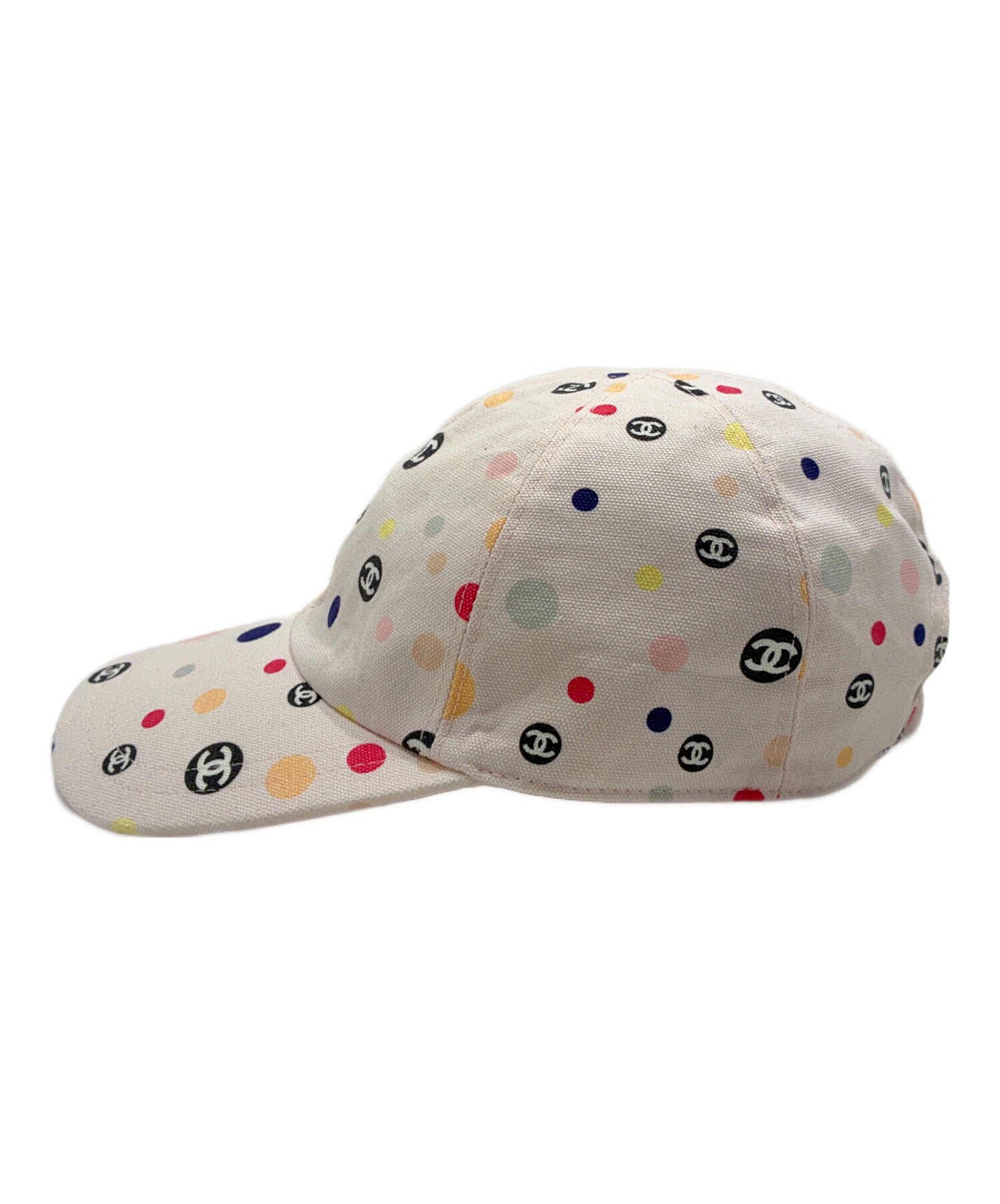 [Pre-owned] CHANEL Coco Mark Dot Cap