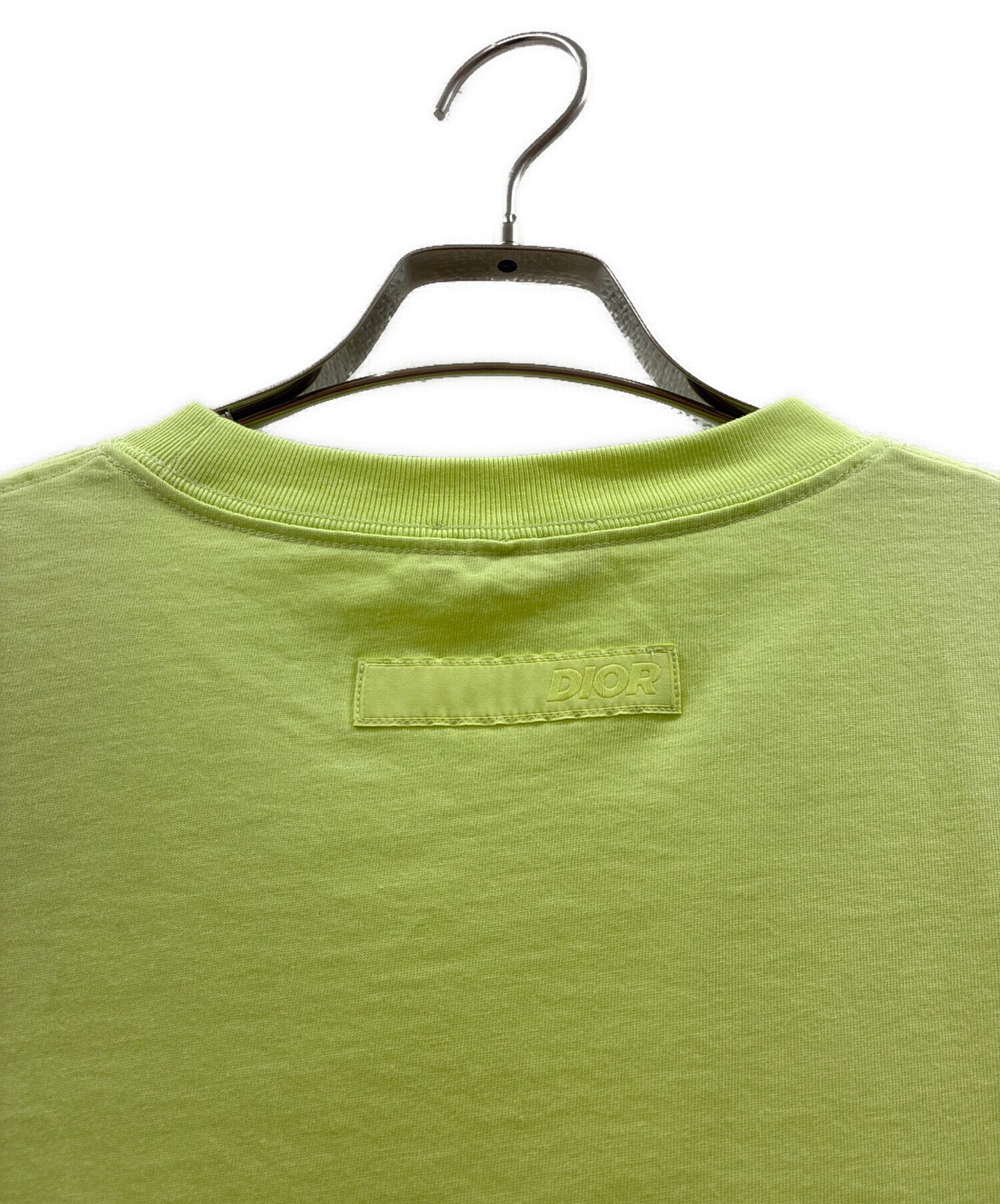 [Pre-owned] Dior Logo Embroidery T-shirt 393J696E0847 2023AW/Cut and sewn/round neck/crew neck/embroidery 393j696e0847