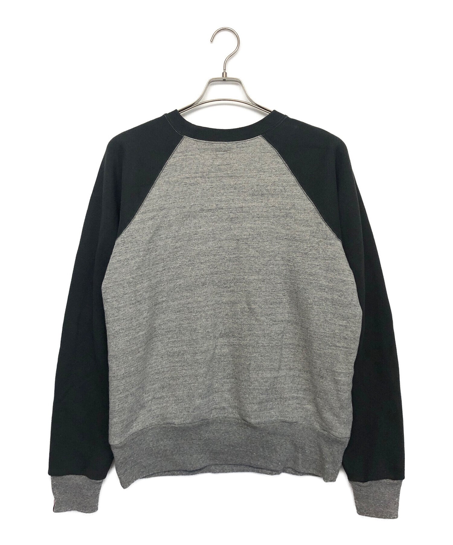 直送可 ヒューマンメイド RAGLAN CREW NECK SWEATSHIRT - トップス