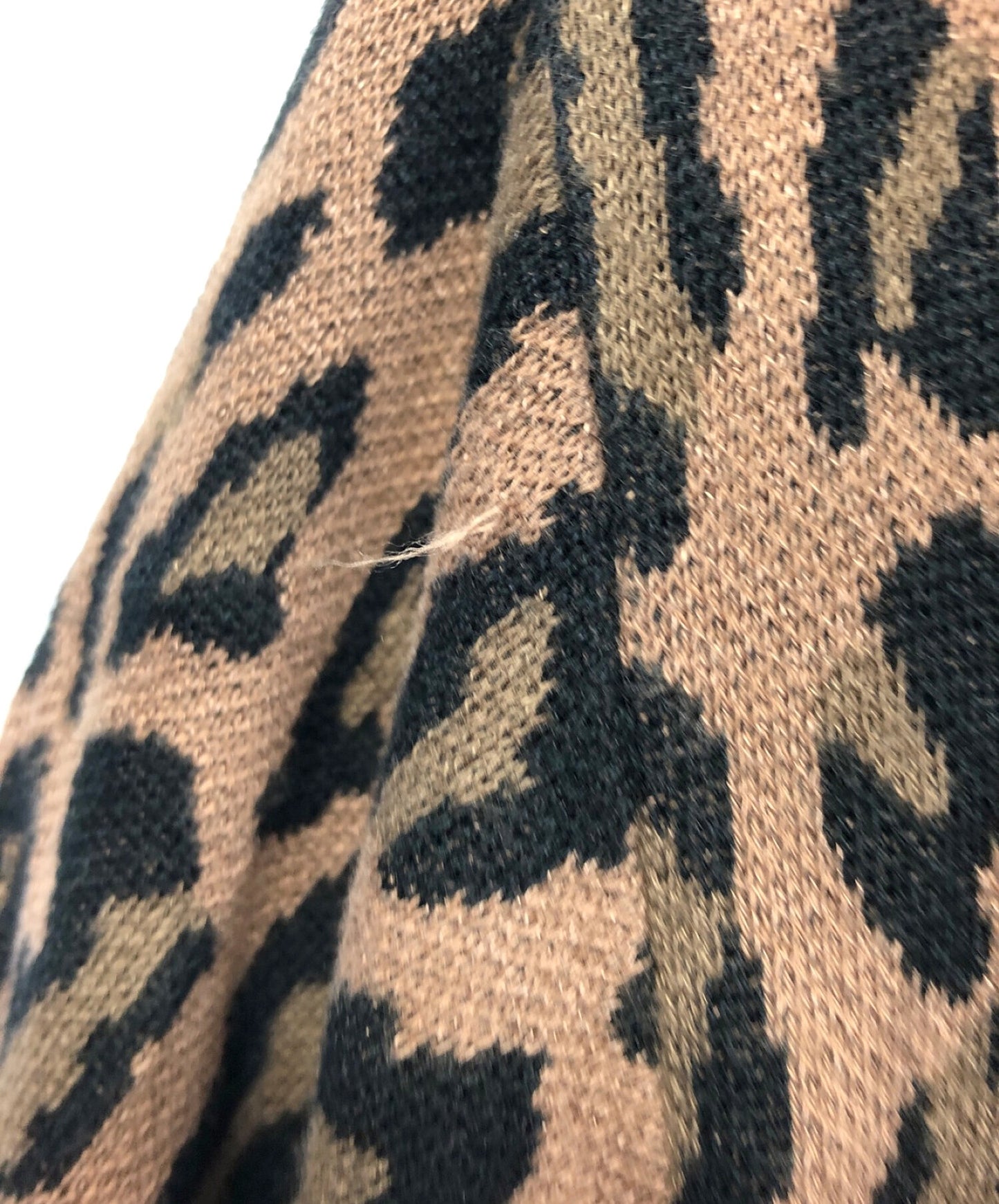 Wacko Maria Leopard编织Jaquard Polo衬衫