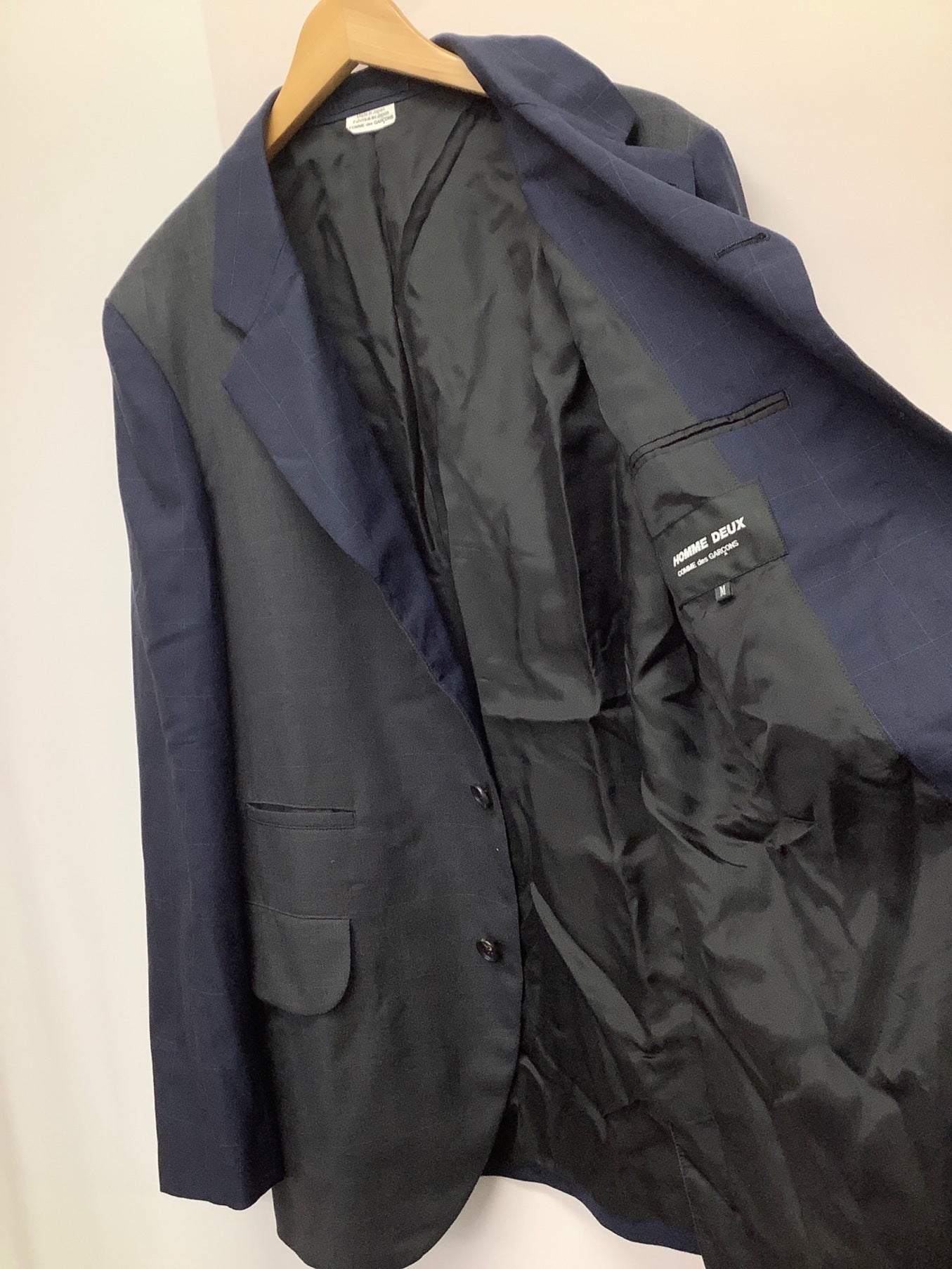 COMME des GARCONS HOMME DEUX Jacket with different material