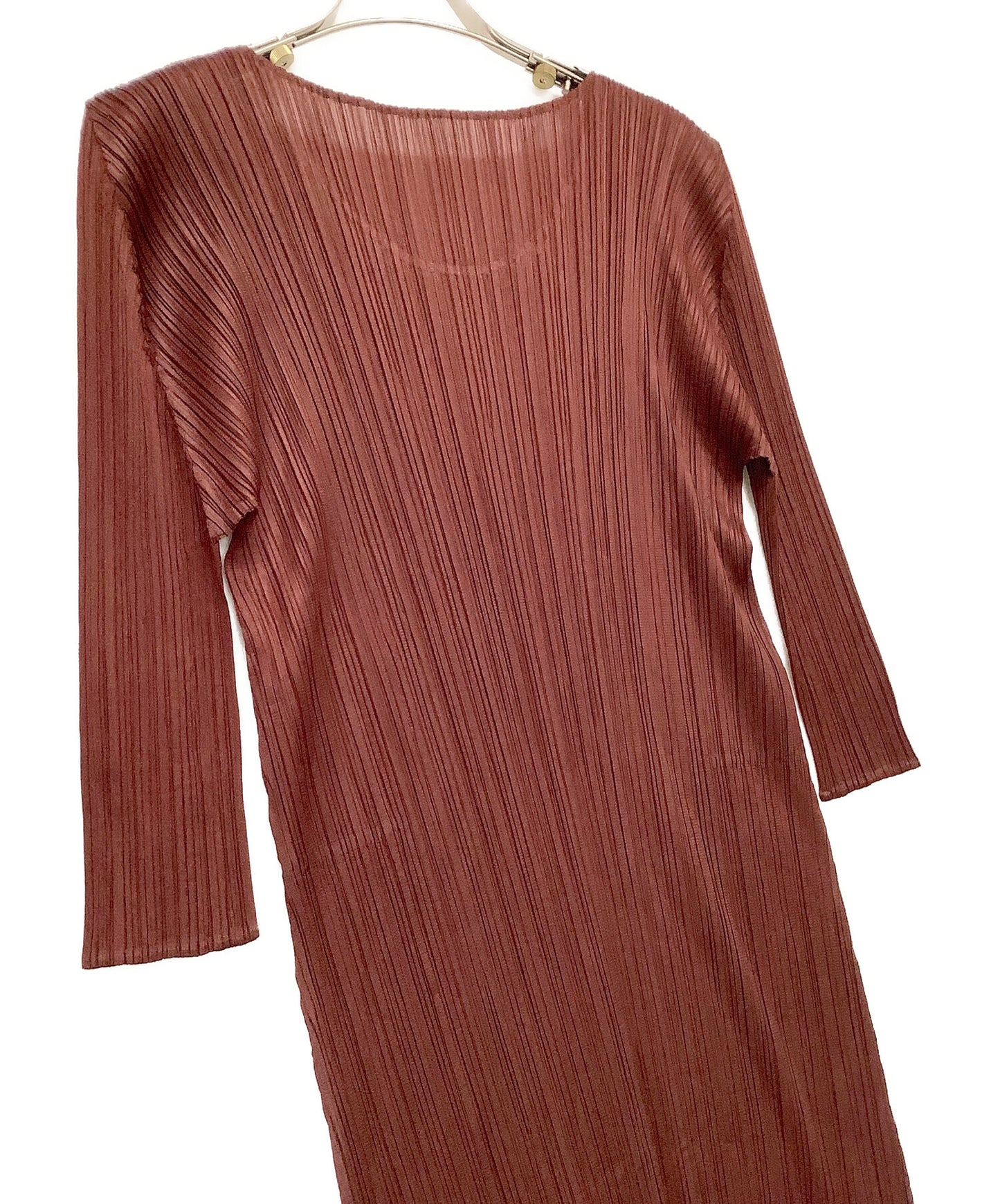[Pre-owned] PLEATS PLEASE L/S Pleated Dress PP43-JT184