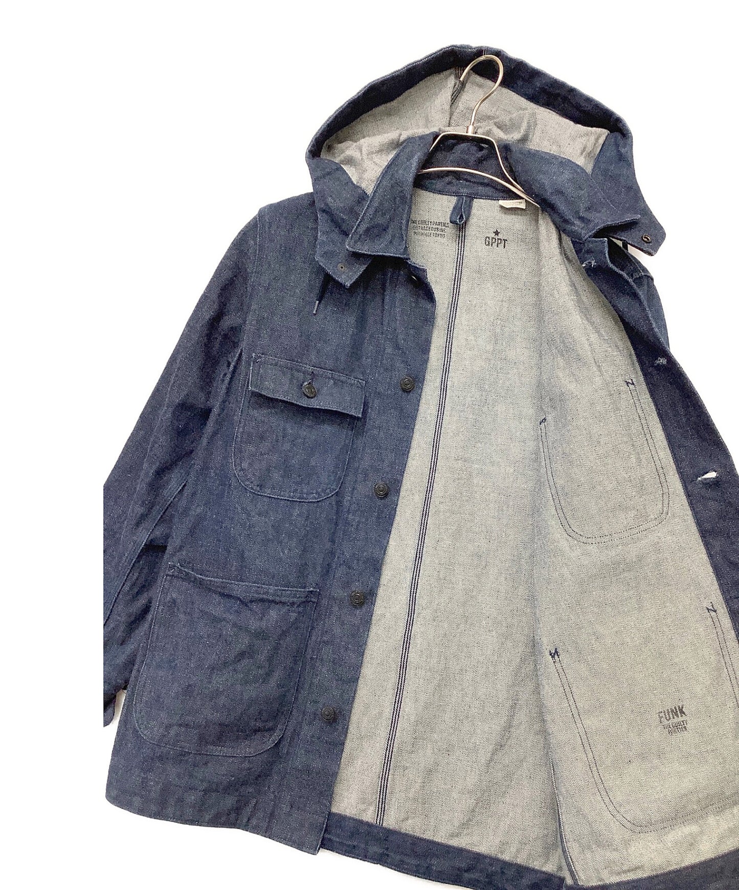 [Pre-owned] WACKO MARIA GPPT" footed denim coveralls