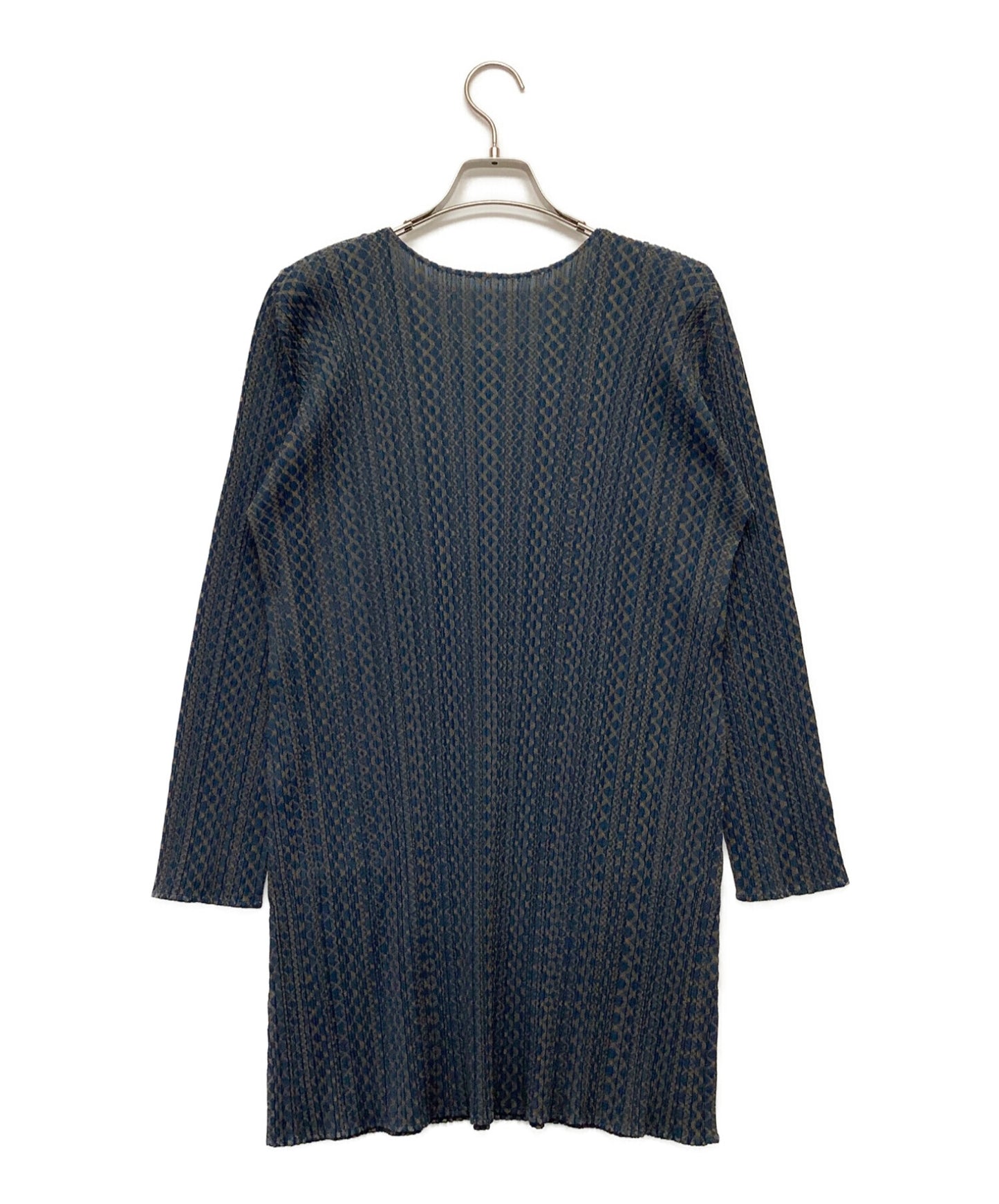 PLEATS PLEASE Pleated dress with all-over pattern