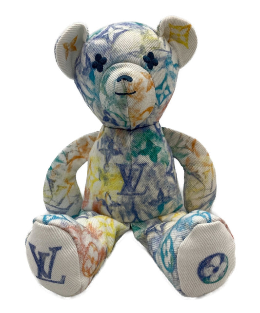 Authentic Louis Vuitton Doudou Louis Teddy Bear Multicolor GI0502