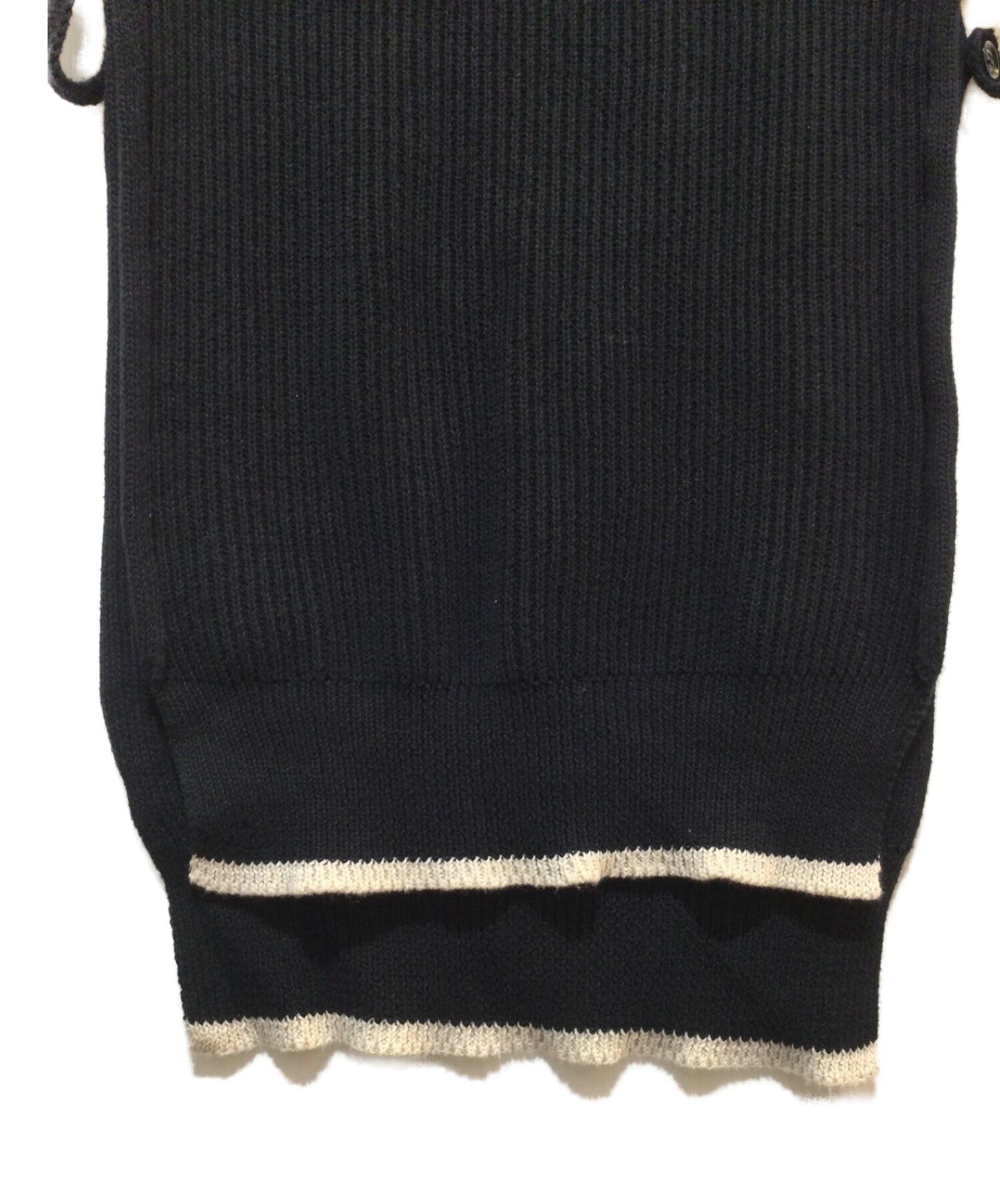 [Pre-owned] Y's Knit half sleeve linen vest YH-K05-087-3